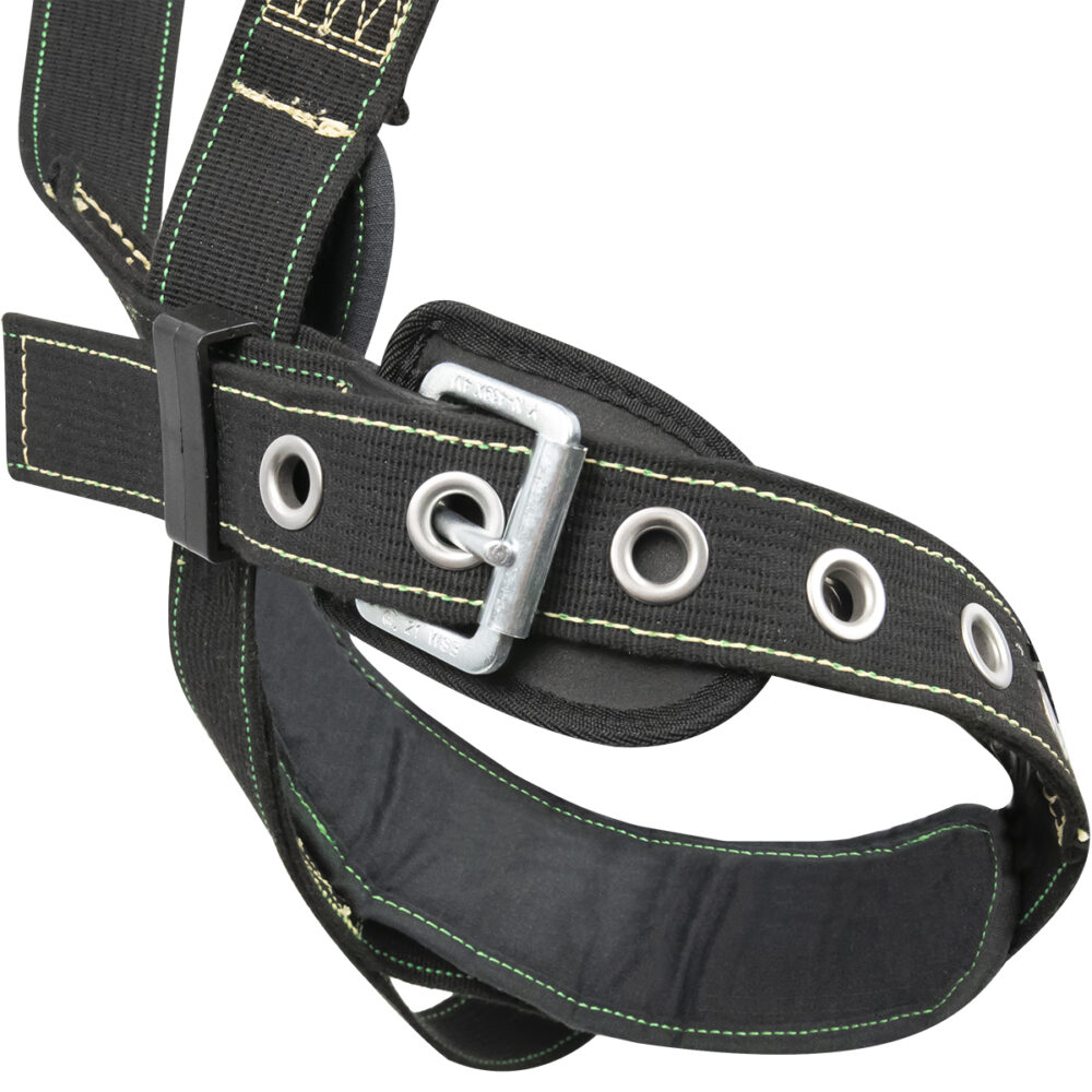 Arc Flash Full Body Safety Harness with 1D Rating, MB Chest & TB Legs - Ideal for Electrical Work, Construction & Industrial Fall Protection