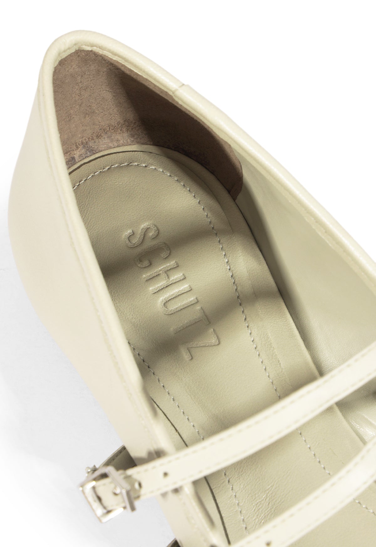 Arissa Women's Gray Leather Ballet Flats - Comfortable & Stylish Slip-On Shoes for Work, Casual Wear & Travel