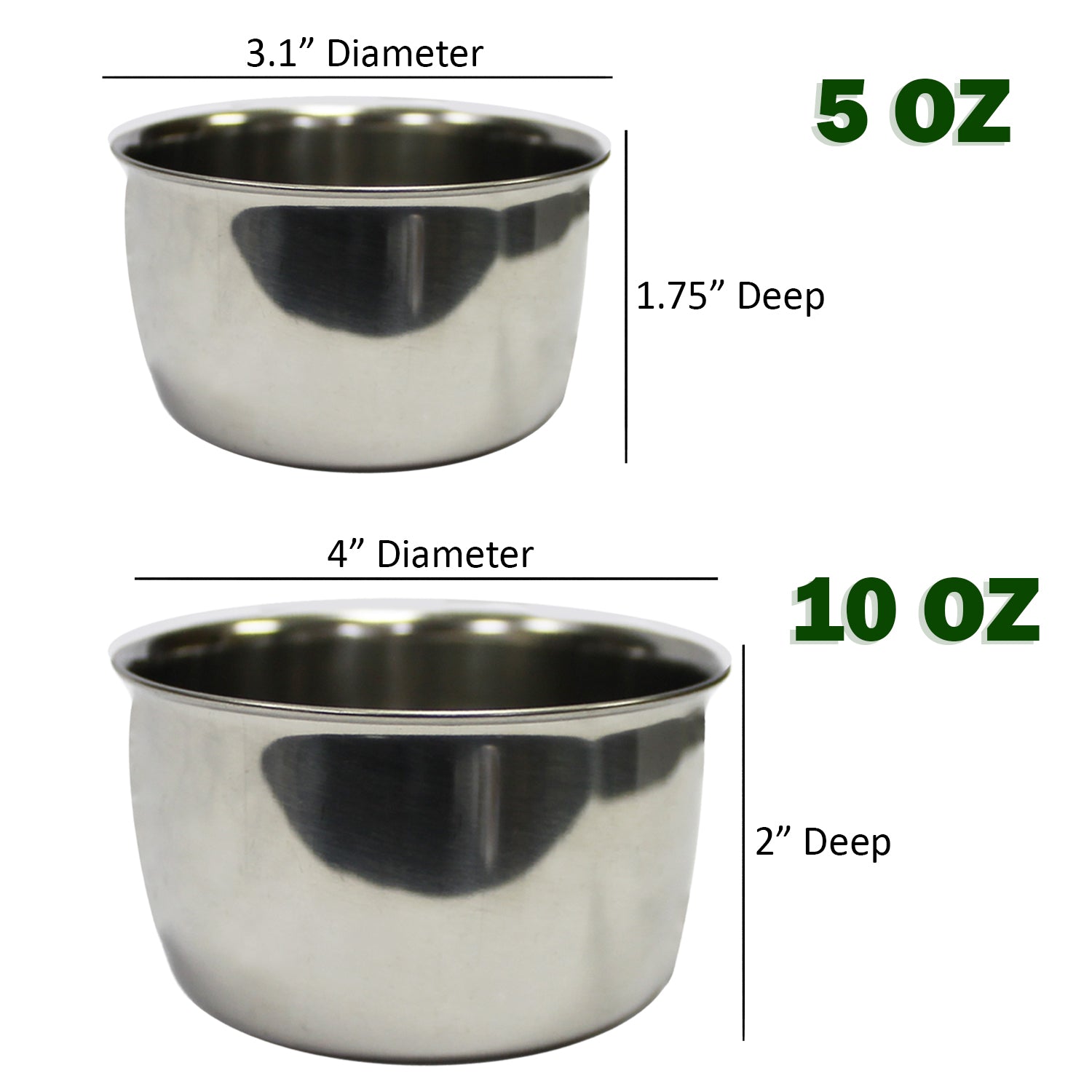 Premium Stainless Steel Dog Food Bowl - Durable & Non-Slip Pet Feeding Dish for Dogs & Cats - Perfect for Home, Travel & Outdoor Use