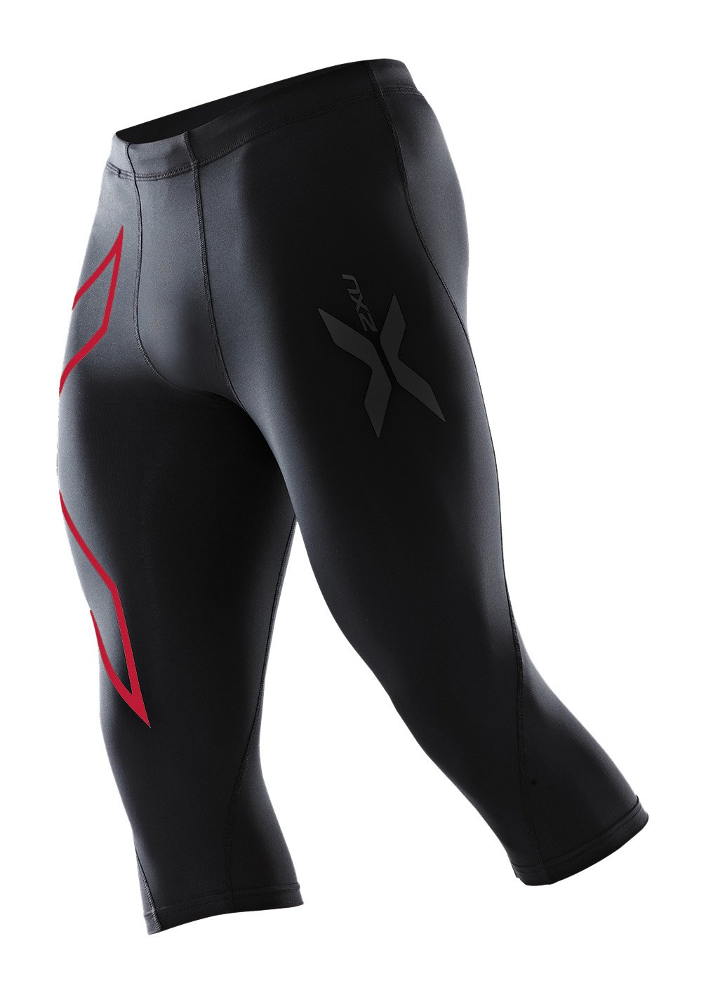 2XU Men's Thermal 3/4 Compression Tights for Running, Cycling & Cold Weather Workouts - Moisture-Wicking & Insulated Base Layer for Athletes