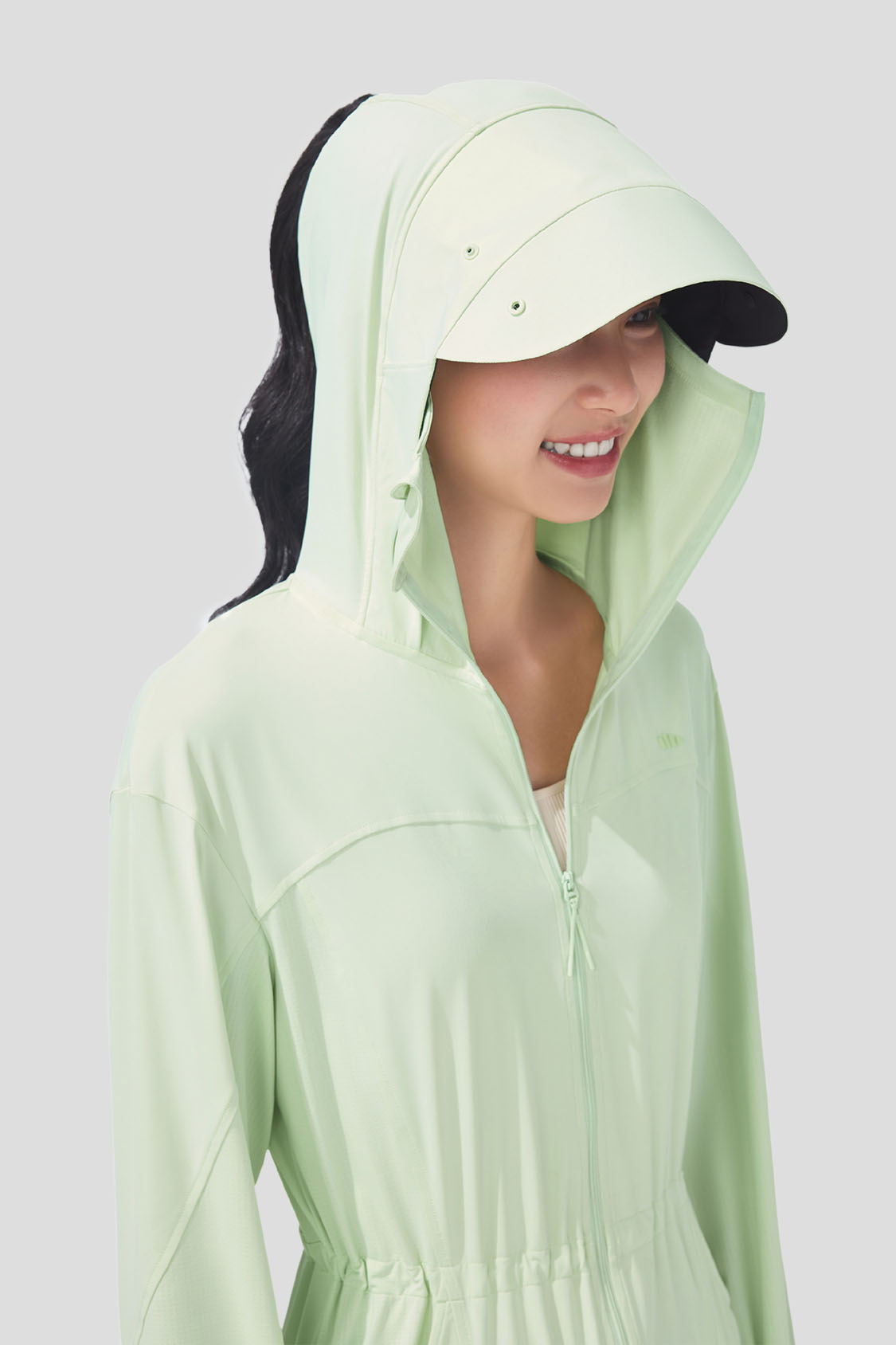 Ease Women's Full Protection Loose Long Sun Jacket UPF 50+ UV Protective Cover-Up for Beach, Pool & Outdoor Activities - AL824