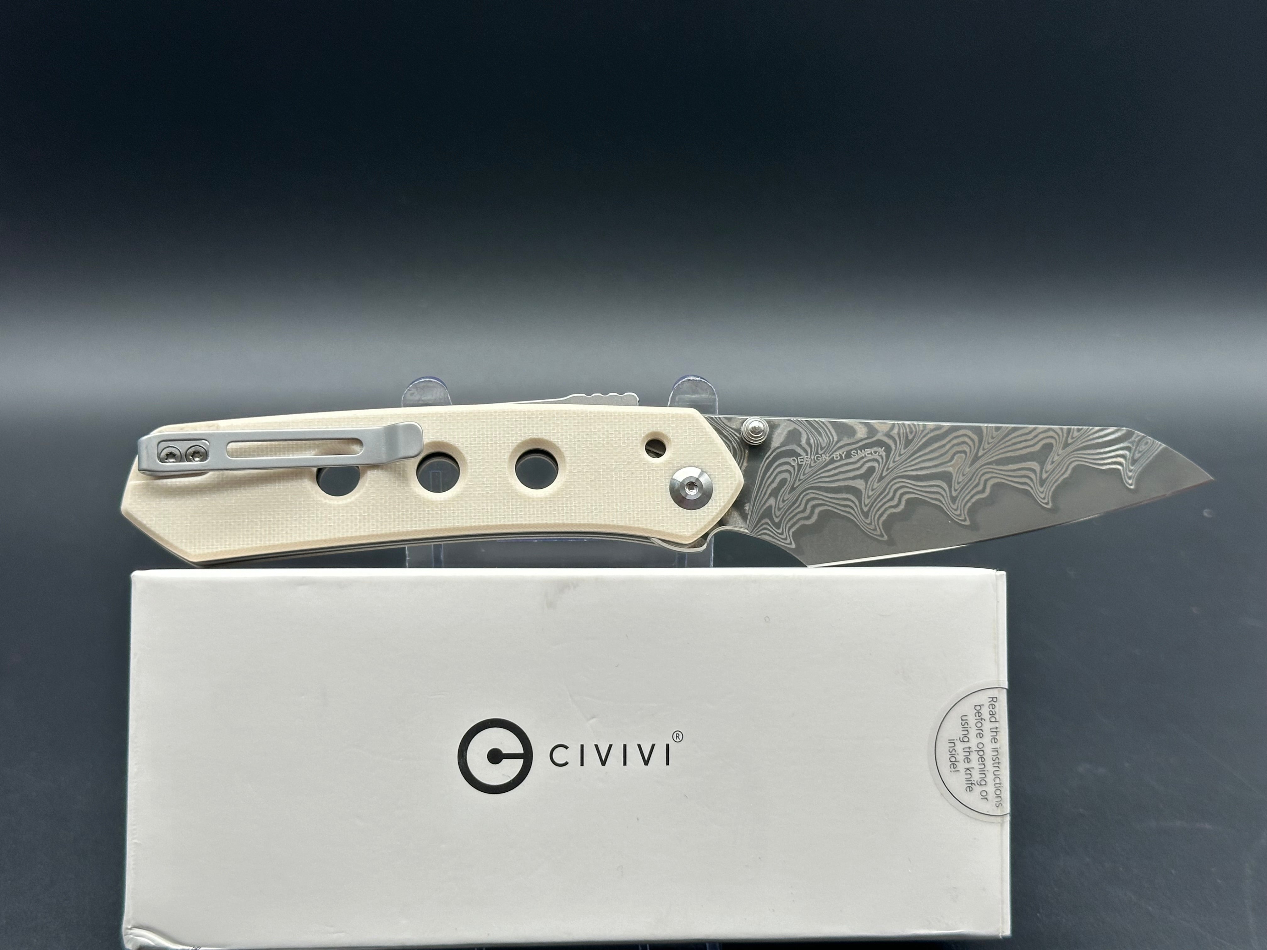 CIVIVI Vision FG Superlock Folding Knife with Ivory G10 Handle & 3.5