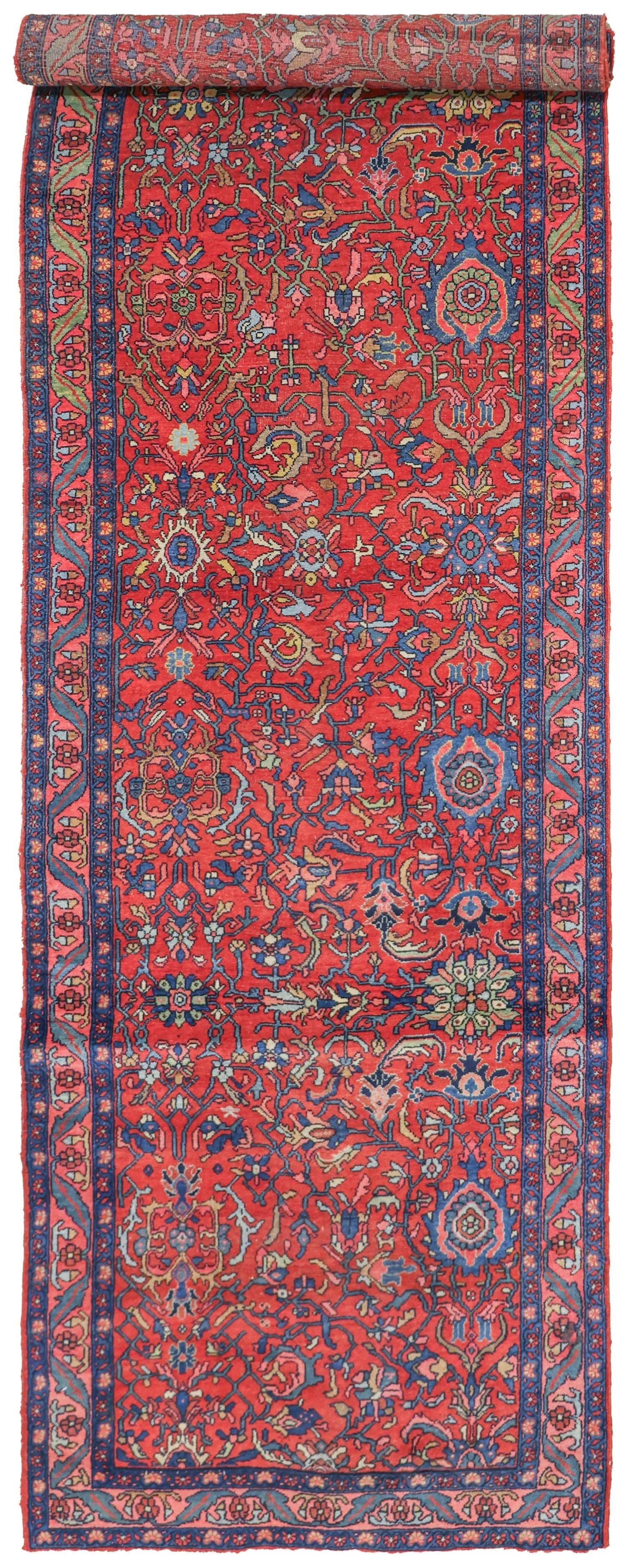 Antique Bijar Handwoven Tribal Rug - Traditional Persian Carpet JF8748 for Living Room, Bedroom & Home Decor