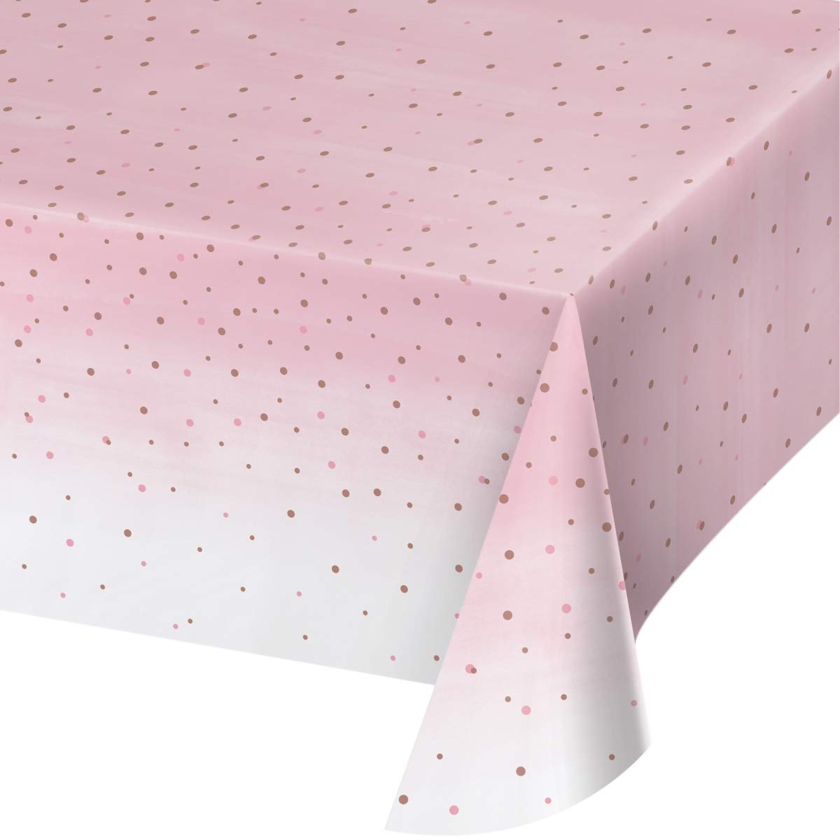Rose All Day Plastic Tablecloth - Waterproof & Washable for Parties, Picnics & Events - Elegant Floral Design for Dining & Decor