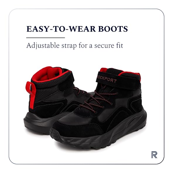 Rockport Kids Basketball Sneakers - High Top Athletic Shoes for School & Sports