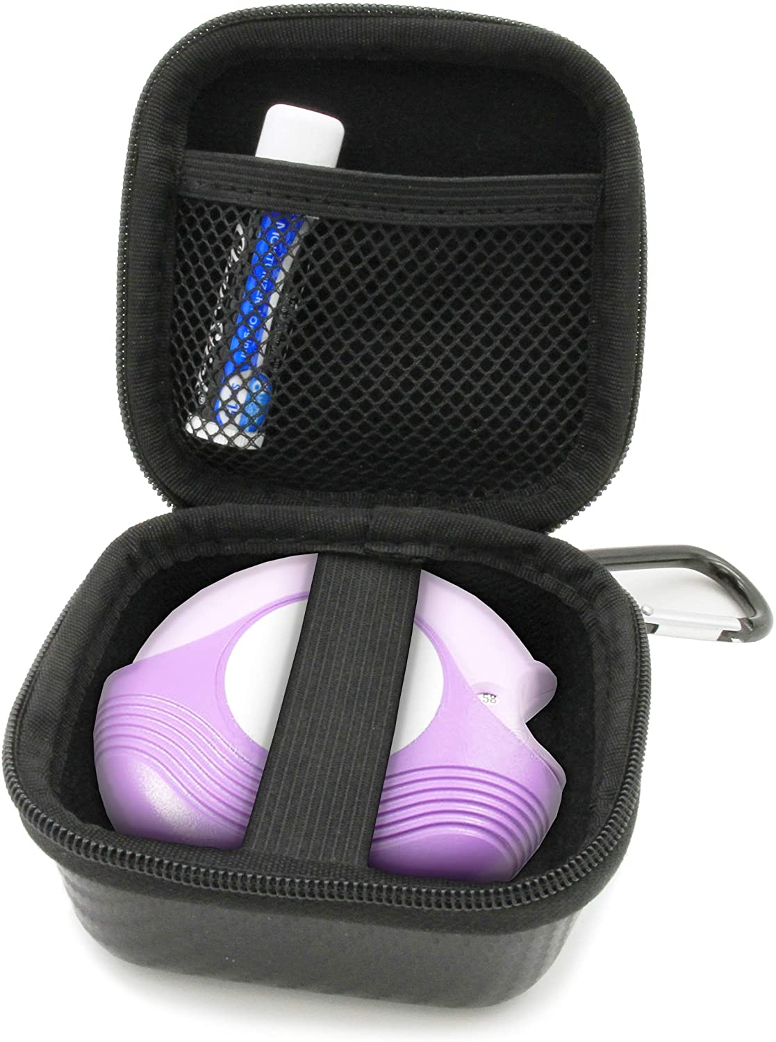 CASEMATIX Clip On Diskus Asthma Inhaler Travel Case - Protective Holder for Advair, Flovent & Serevent Dry Powder Medication - Perfect for Kids & Adults On-The-Go (Home, School, Work, Travel)