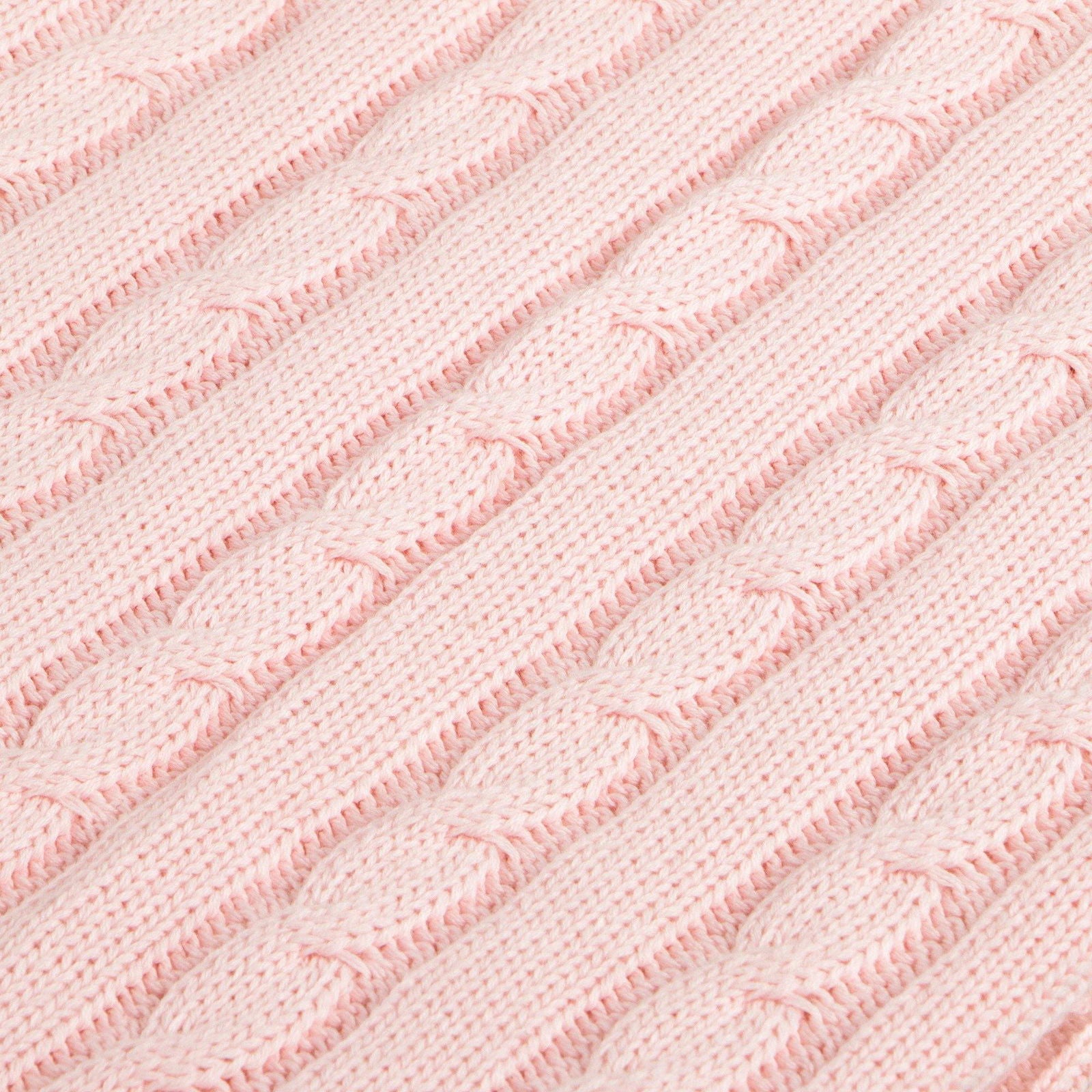 NTBAY Soft Cotton Cable Knit Baby Blanket for Toddlers - Cozy & Breathable Nursery Blanket for Boys & Girls - Perfect for Crib, Stroller, and Snuggling