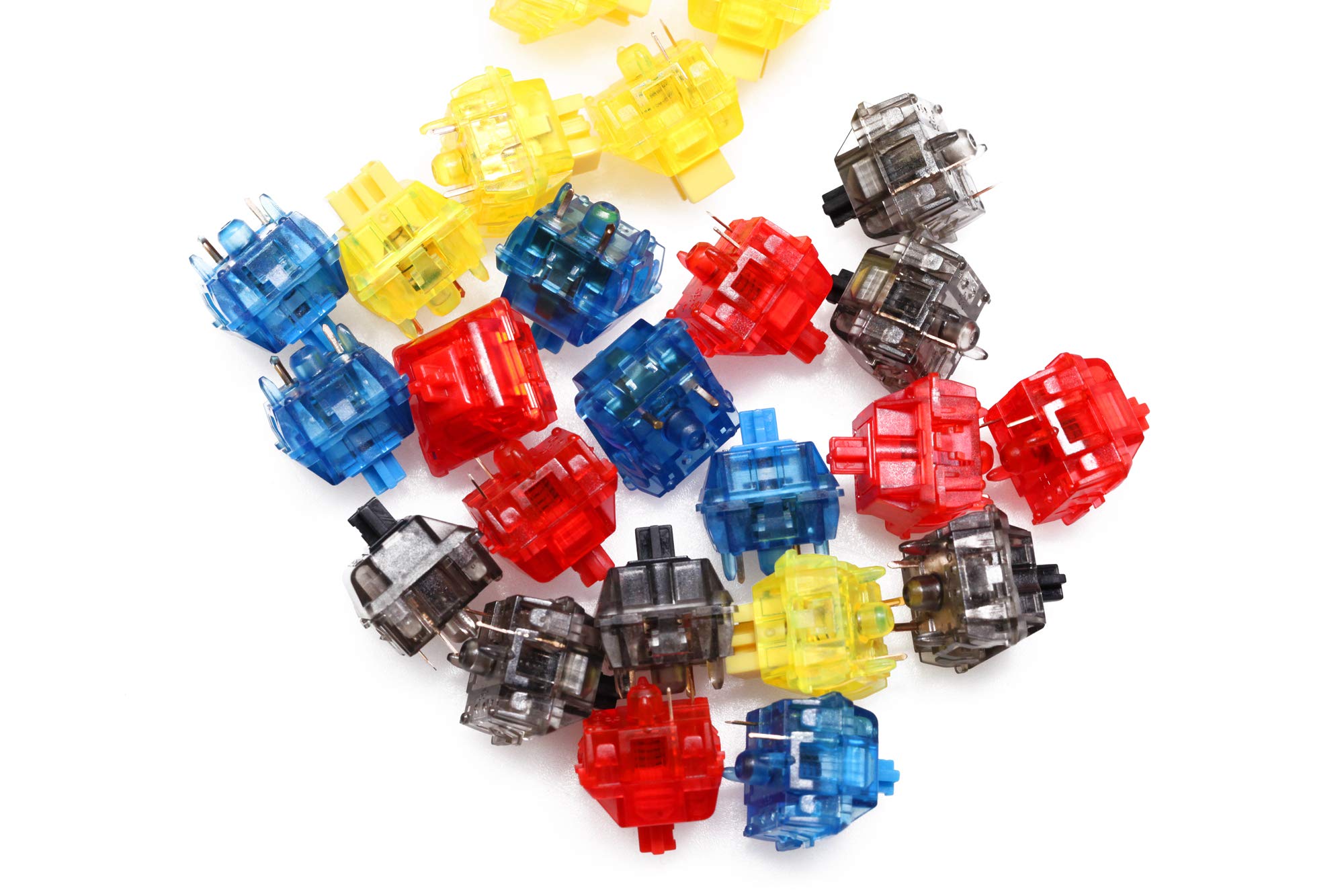 Gateron Ink Silent Black Switch 5-Pin RGB MX Stem - 60g 70g Tactile Linear Clicky Mechanical Keyboard Switches (90-Pack) - Perfect for Gaming, Typing & Custom Keyboard Builds