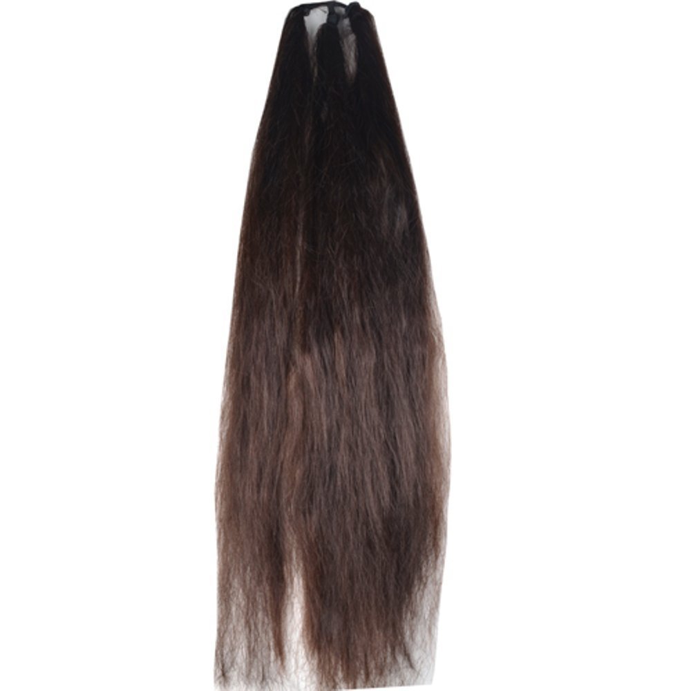 BLUSHIA Hair Extensions for Women - Dark Brown Parandi Choti Hair - Perfect for Weddings, Parties & Daily Styling