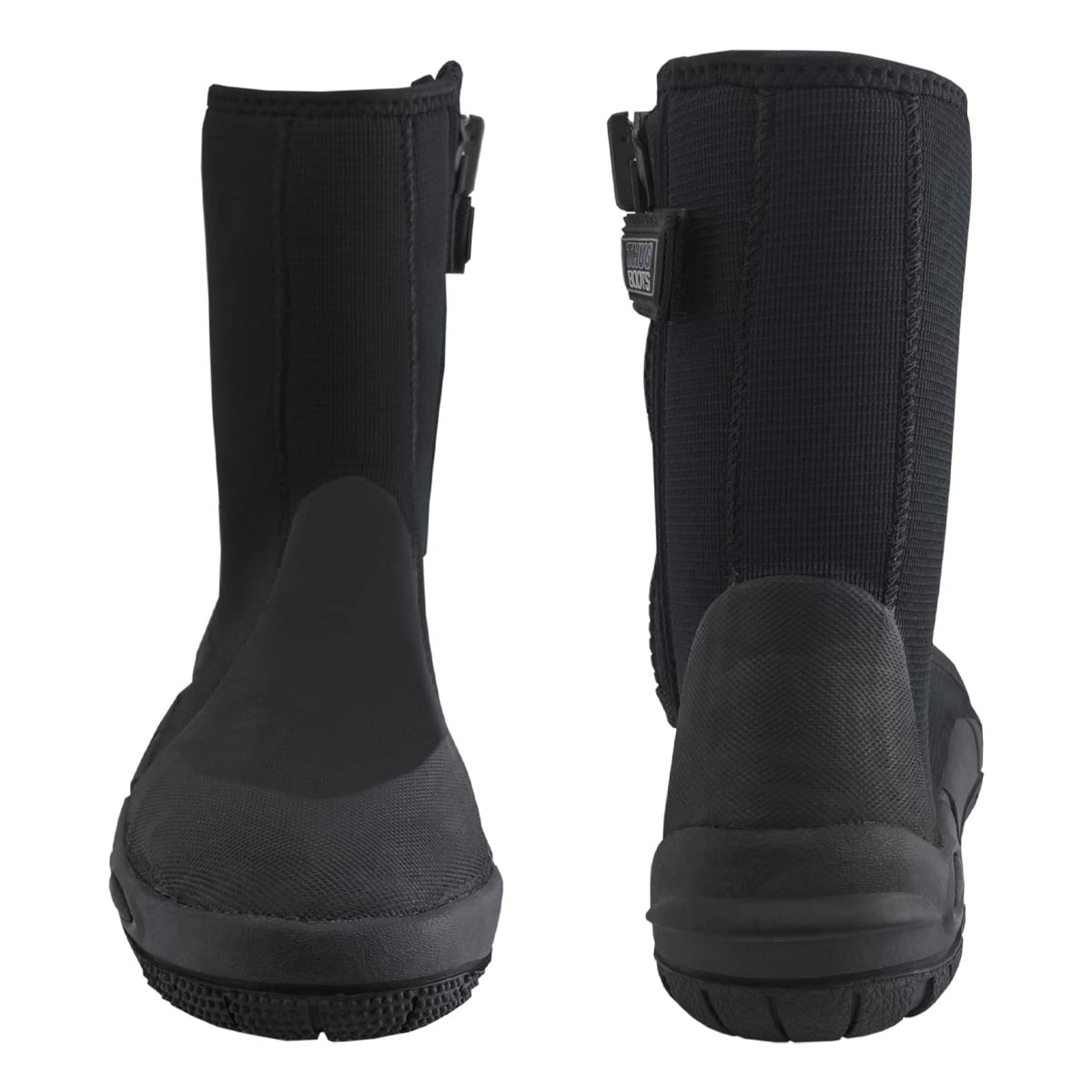 XS Scuba 8mm Thug Boots - Premium Neoprene Dive Boots for Scuba Diving, Snorkeling & Water Sports - Warm & Comfortable Footwear for Cold Water Adventures