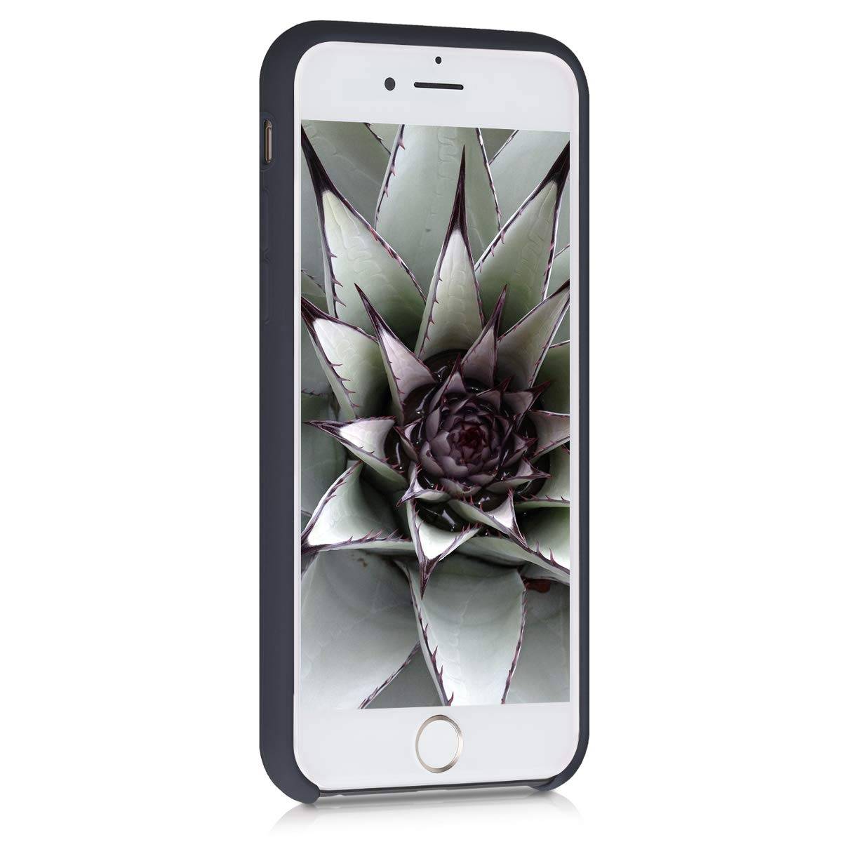 kwmobile TPU Silicone Case for Apple iPhone 6/6S - Soft Finish Protective Phone Cover (Blueberry) - Perfect for Everyday Use, Work & Travel