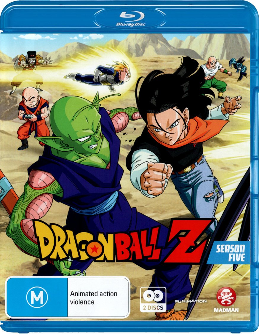 Dragon Ball Z Season 5 Blu-ray Complete Set | Anime Action Series | Perfect for Collectors & Anime Fans | Home Entertainment & Gift Idea