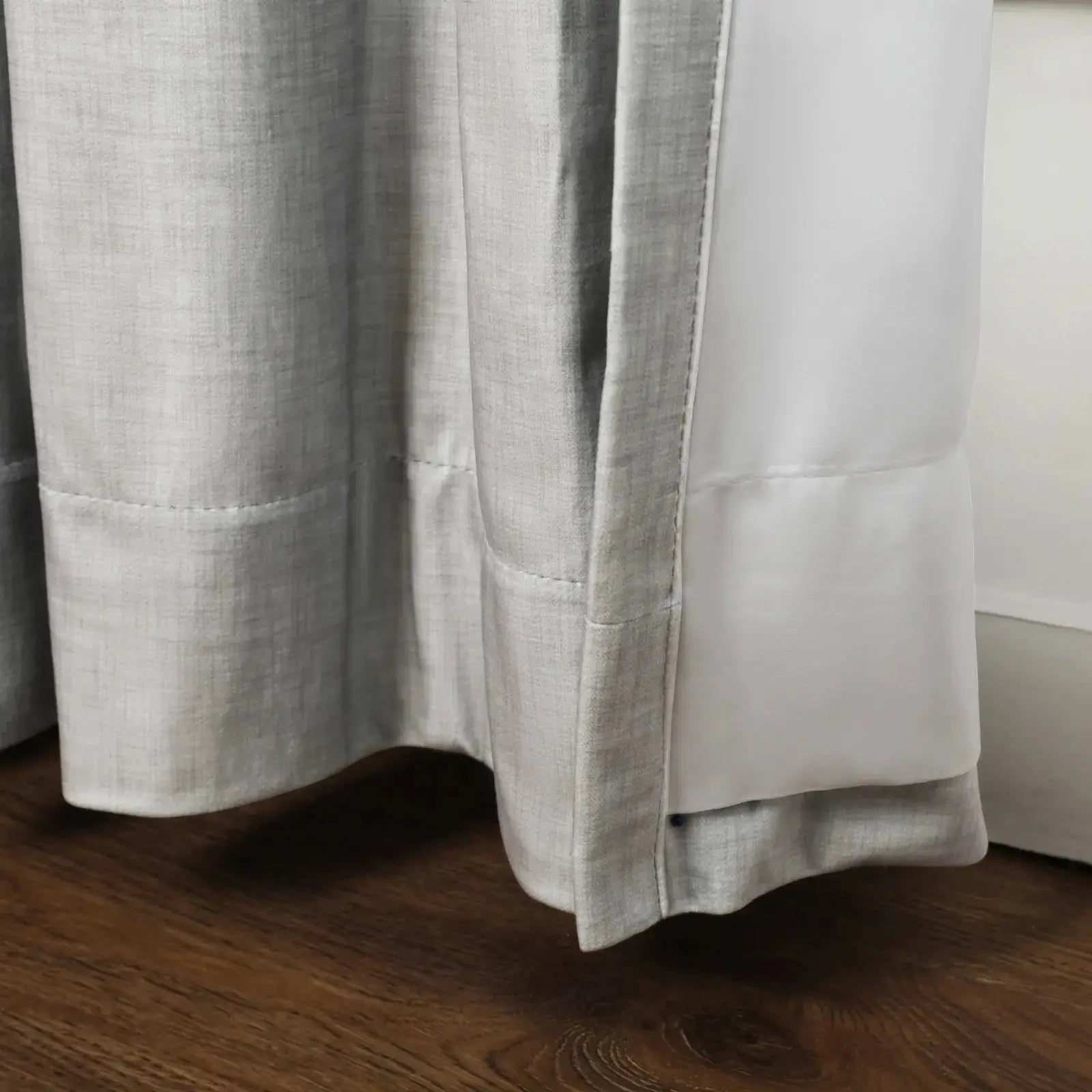 Amy Switzer Printed Velvet Pleated Curtains - Elegant Window Drapes for Living Room, Bedroom & Home Decor