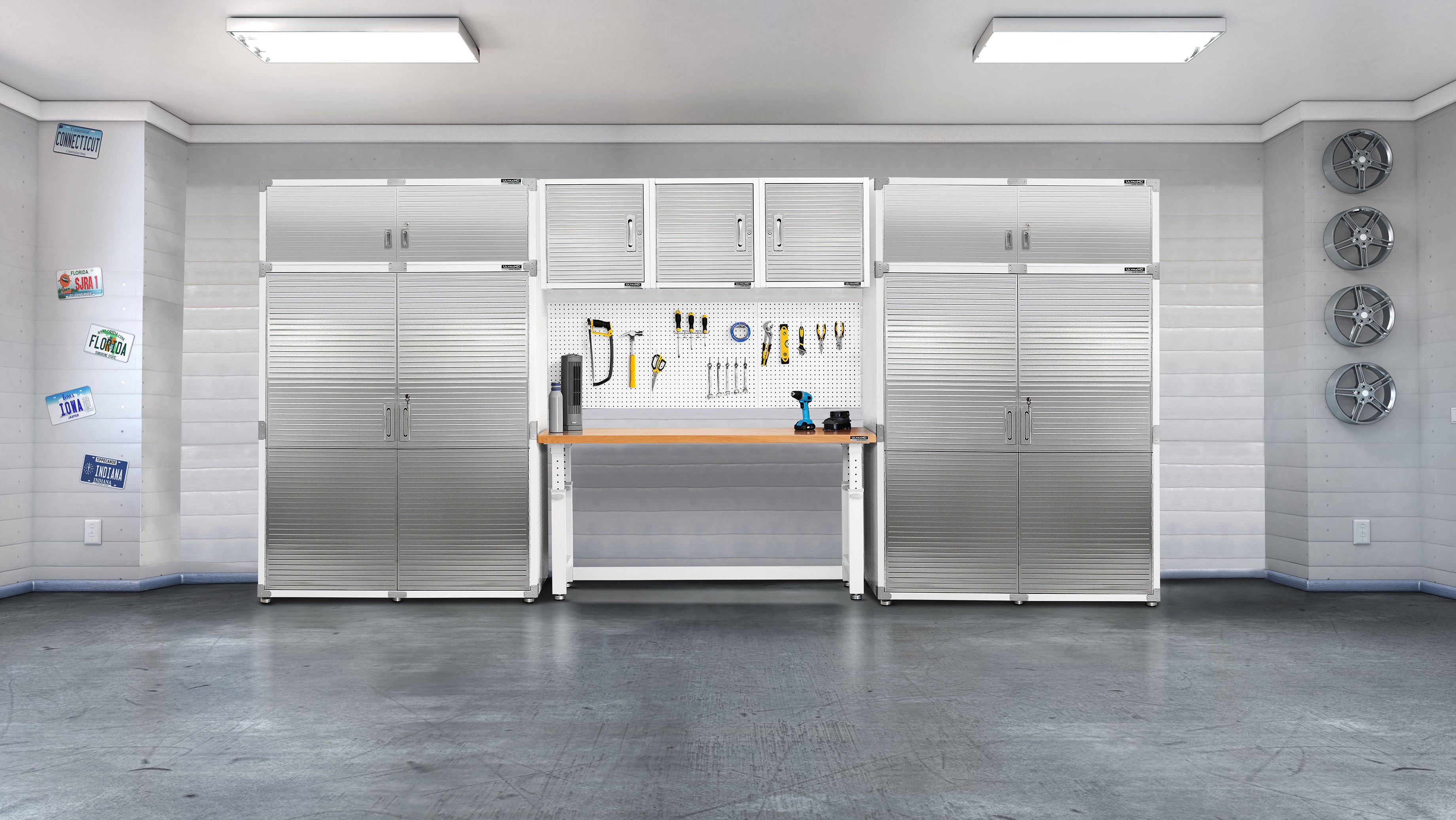 UltraHD® Stacking Top Cabinet - Premium Kitchen Storage Solution for Small Spaces | Perfect for Pantry, Bathroom & Garage Organization
