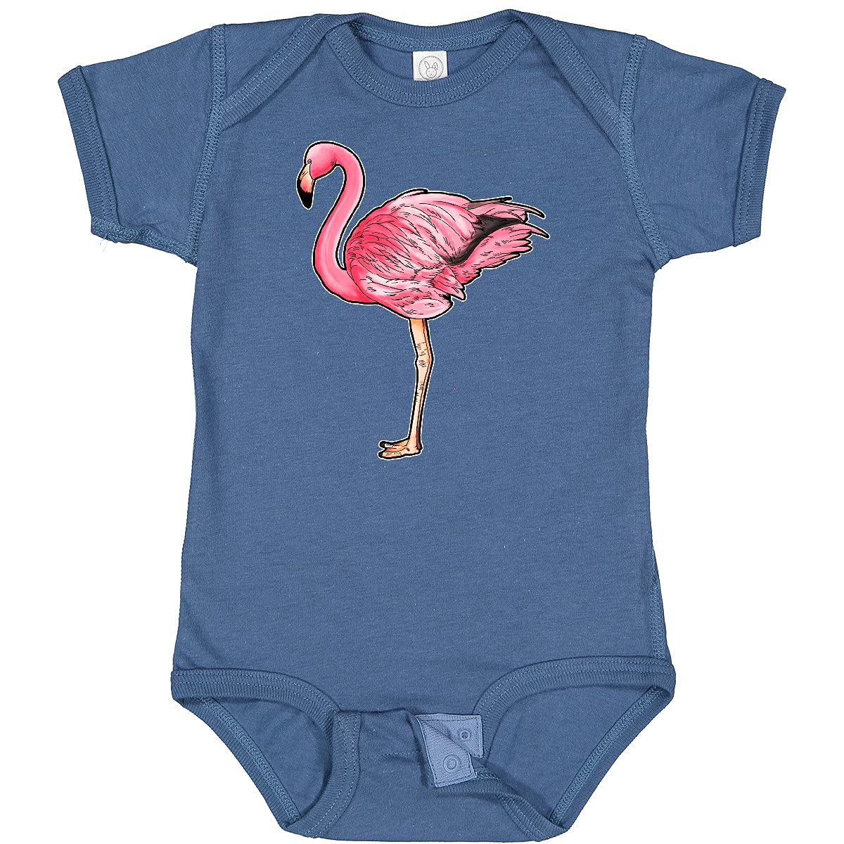 Inktastic Pink Flamingo Baby Bodysuit - Cute & Soft Cotton Onesie for Newborns & Infants - Perfect for Beach Outings, Photo Shoots & Everyday Wear