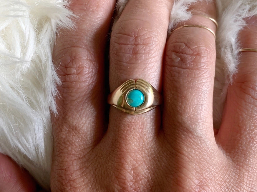 Handcrafted Mimosa Silver Ring for Women - Elegant Stackable Band Jewelry for Everyday Wear, Gift Giving & Special Occasions
