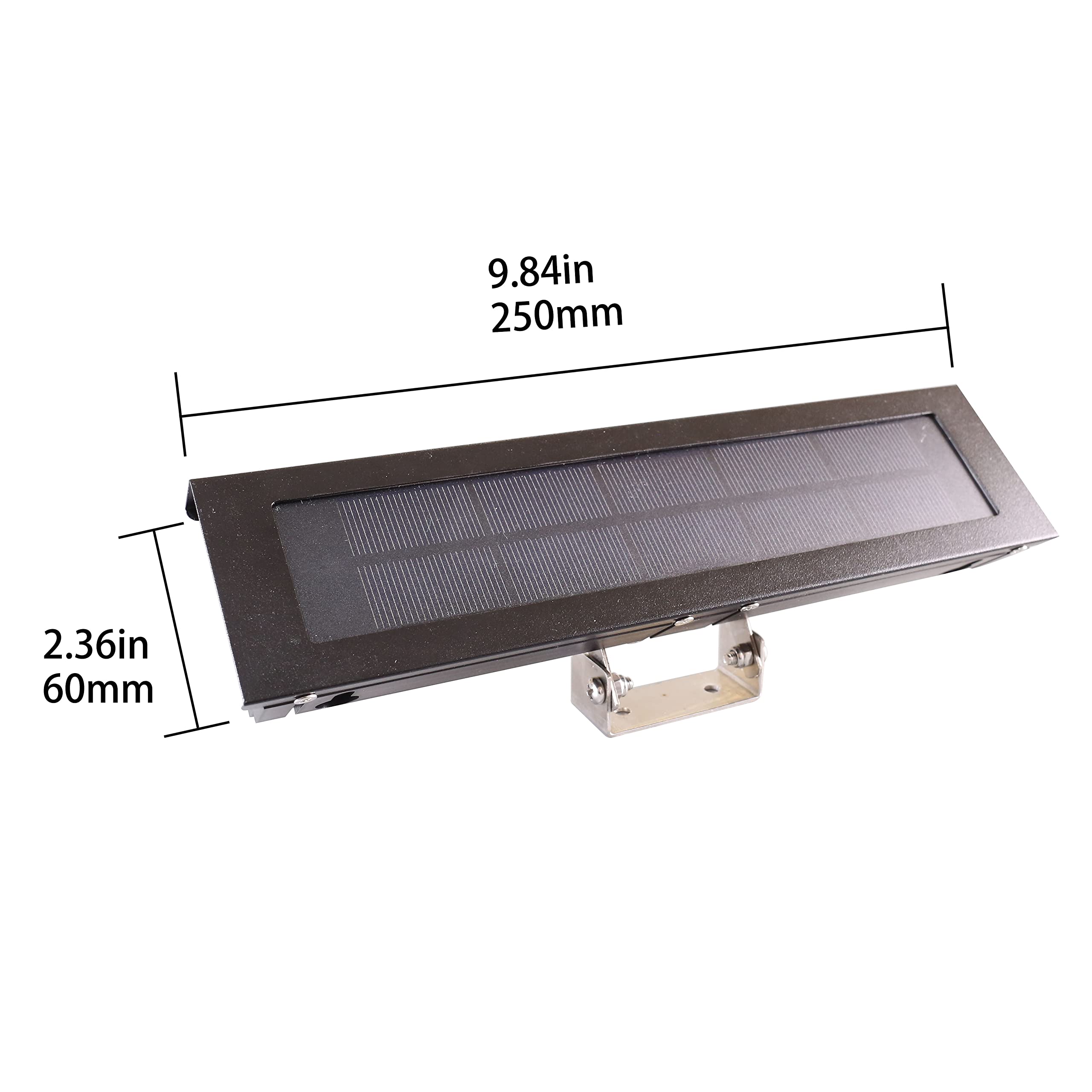 Solar Powered Outdoor House Number Light - Adjustable Black Address Sign Plate with Solar Panel for Home, Garden, Patio & Yard - Weatherproof Wall Lighting for Enhanced Nighttime Visibility