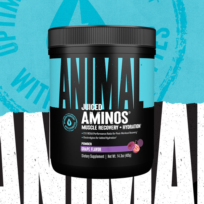Animal Juiced Aminos 368g - Premium BCAA Amino Acid Supplement for Muscle Recovery & Growth - Ideal for Workout, Gym & Fitness Enthusiasts
