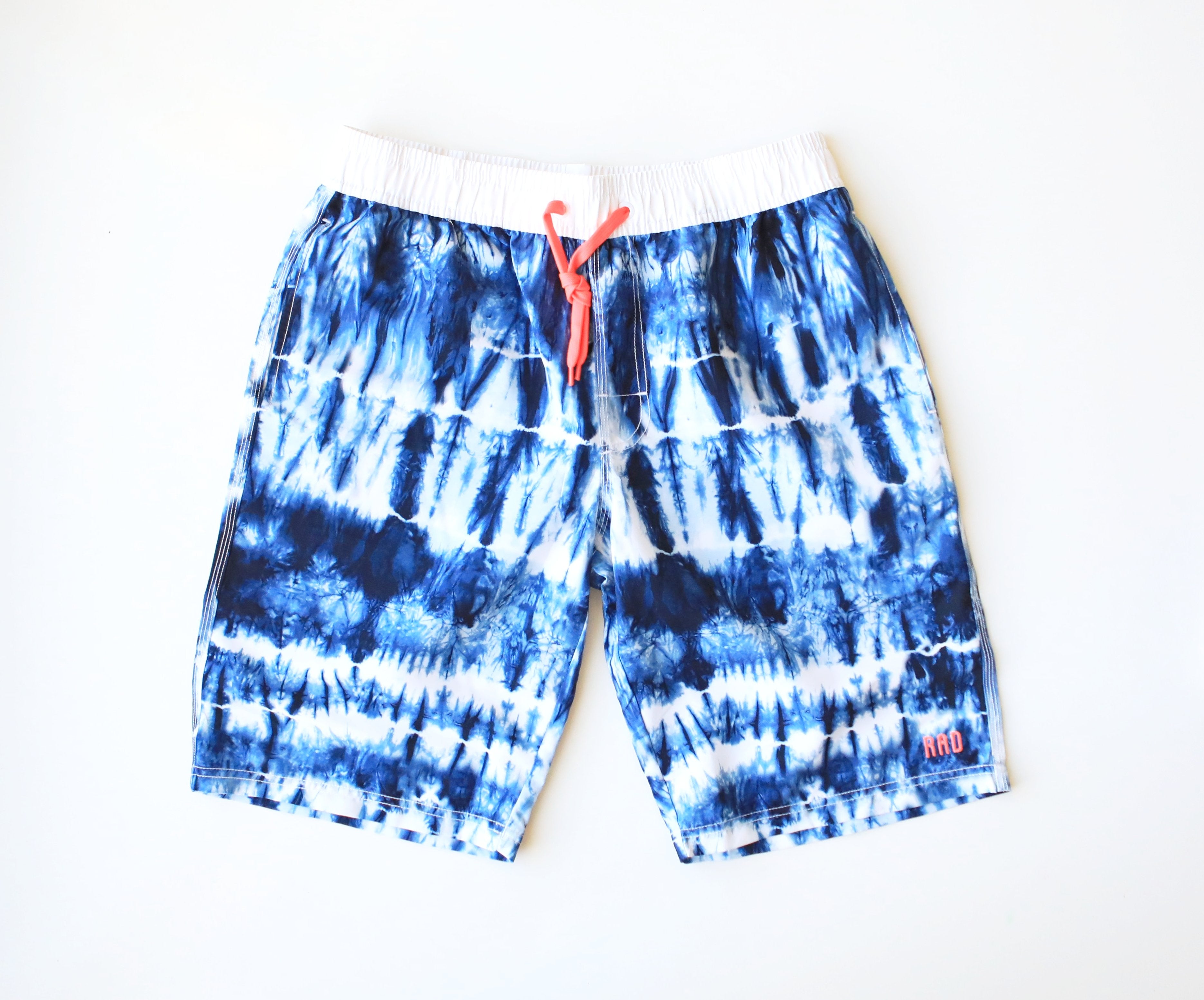 Rocky Men's Tie Dye Swim Shorts - Quick Dry Beach Board Shorts for Swimming, Surfing & Summer Vacation - $24