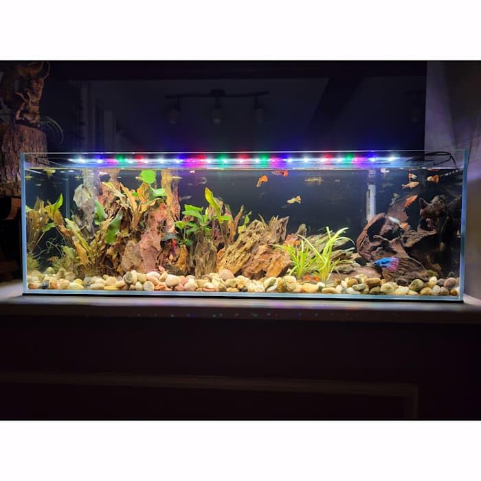 Lifegard Aquatics Full Spectrum LED Aquarium Light for Planted Tanks & Coral Reefs - Energy Efficient Fish Tank Lighting for Freshwater & Saltwater Aquariums