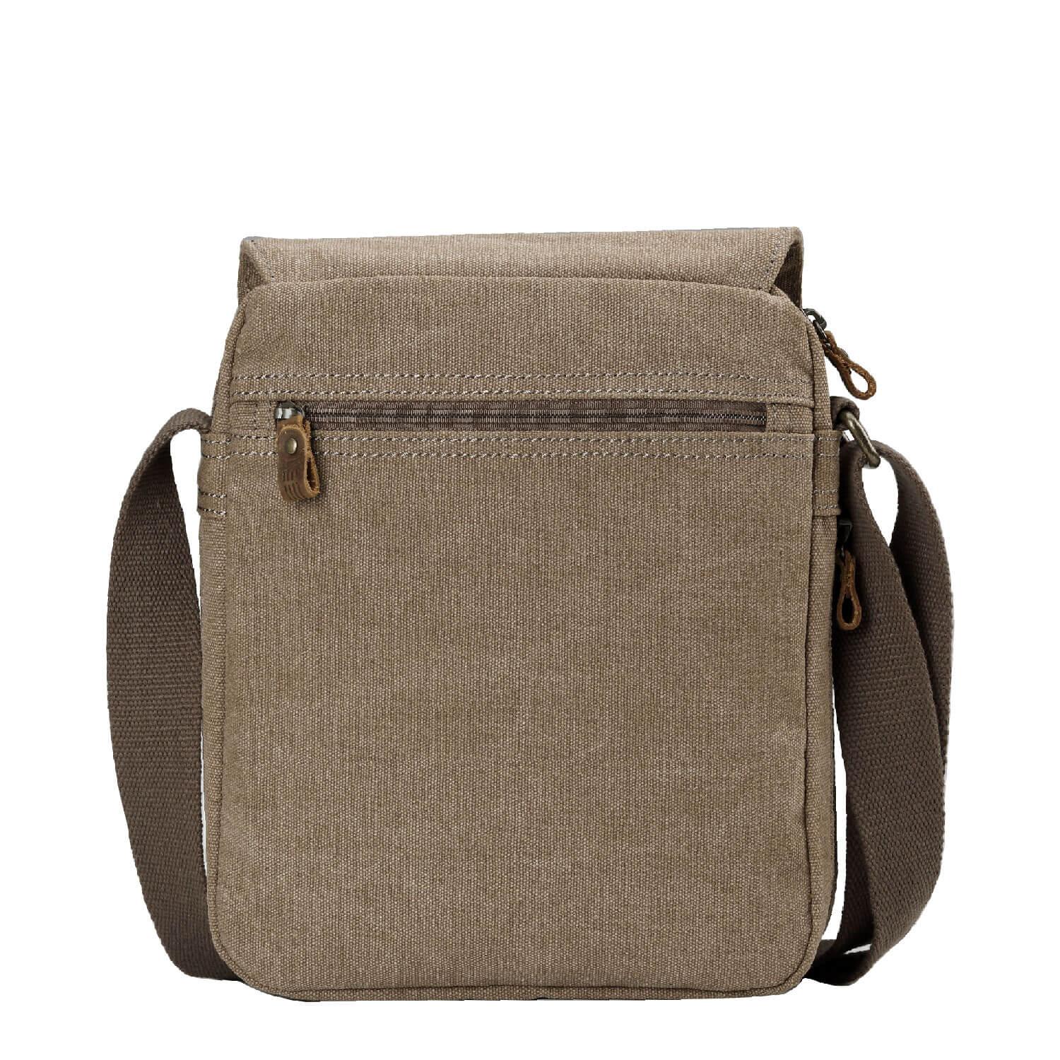 TRP0242 Troop London Classic Canvas Crossbody Bag - Stylish & Durable for Travel, Work, and Everyday Use