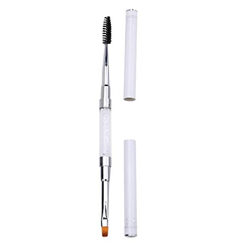 Double Head Eyelash & Eyebrow Brush - Professional Mascara Wands Applicator for Eyelash Extensions & Brow Grooming | Perfect for Salon, Home Makeup & Travel Beauty Kit