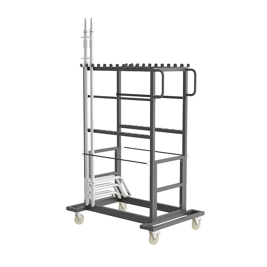 Heavy Duty C Stand Roller Utility Dolly Cart with Wheels - Professional Photography & Video Equipment Transport - Perfect for Studio, Film Set, and Event Moving