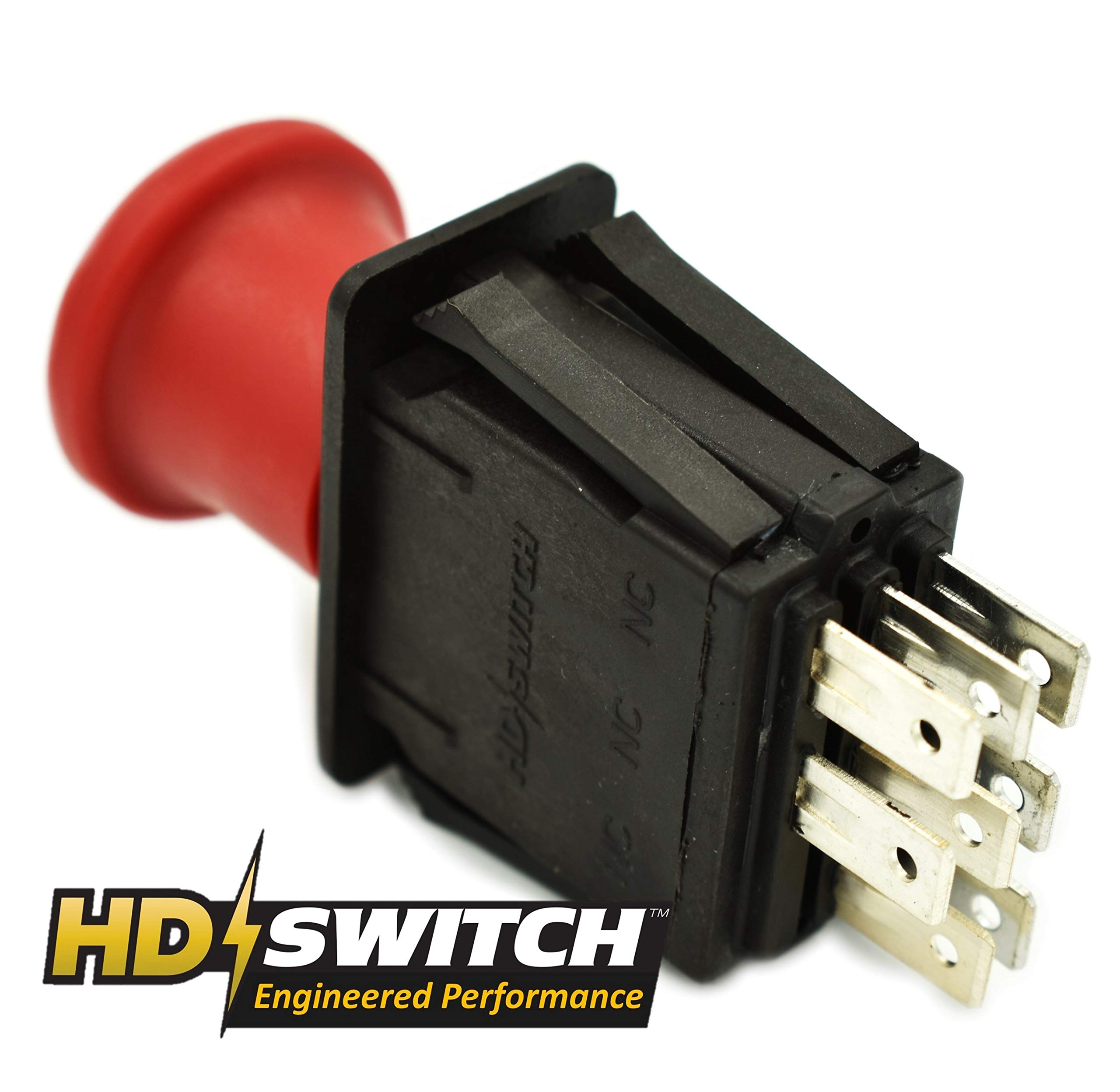 HD Switch Free 10 AMP Upgrade Blade Clutch PTO Switch - Compatible with Hustler X One & Z4, Super Mini Z Mowers - Perfect for Lawn Maintenance & Commercial Landscaping