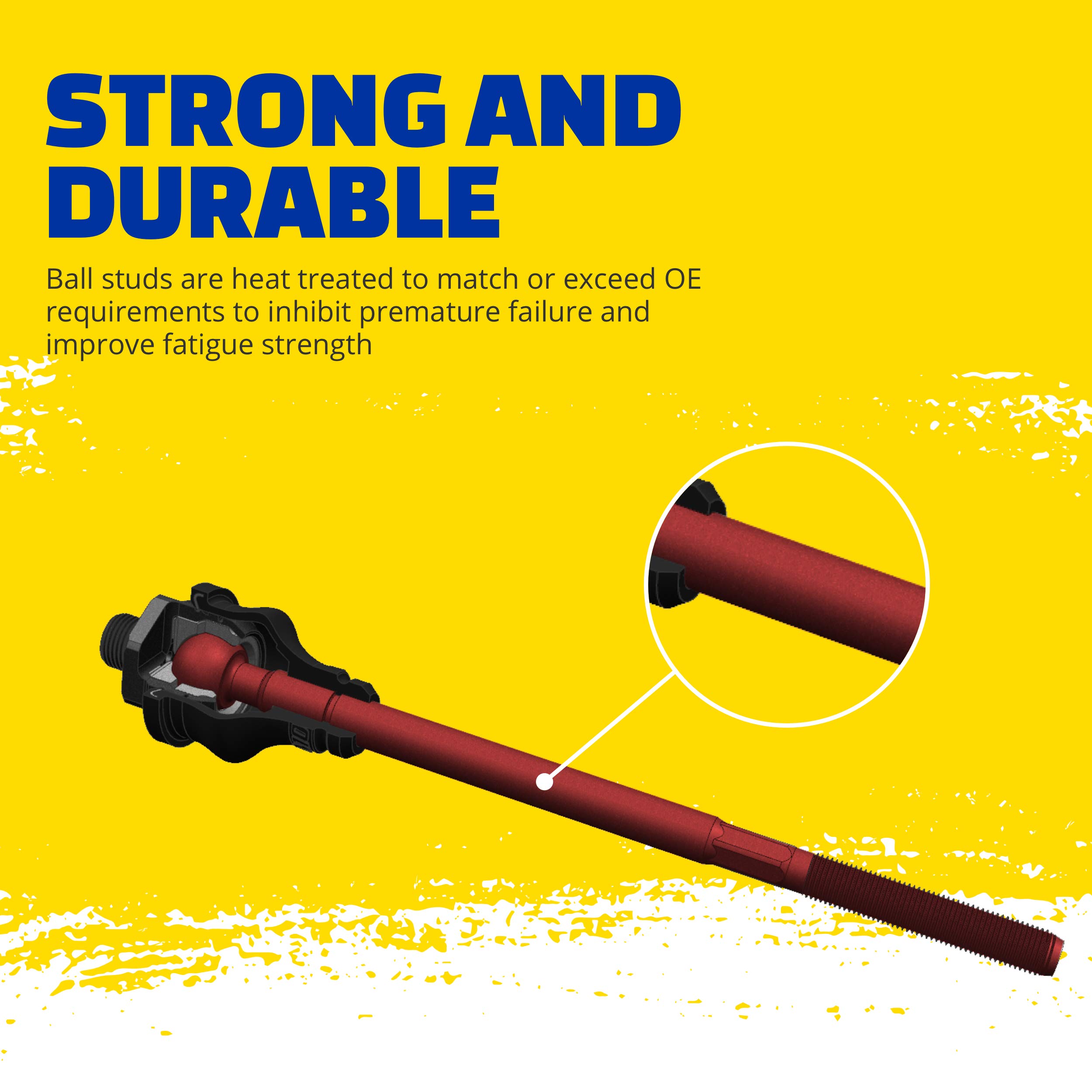 MOOG EV801301 Steering Tie Rod End Replacement for Dodge Charger 2006-2010 - Durable Suspension Part for Smooth Handling & Precise Steering | Perfect for City Driving & Highway Cruising