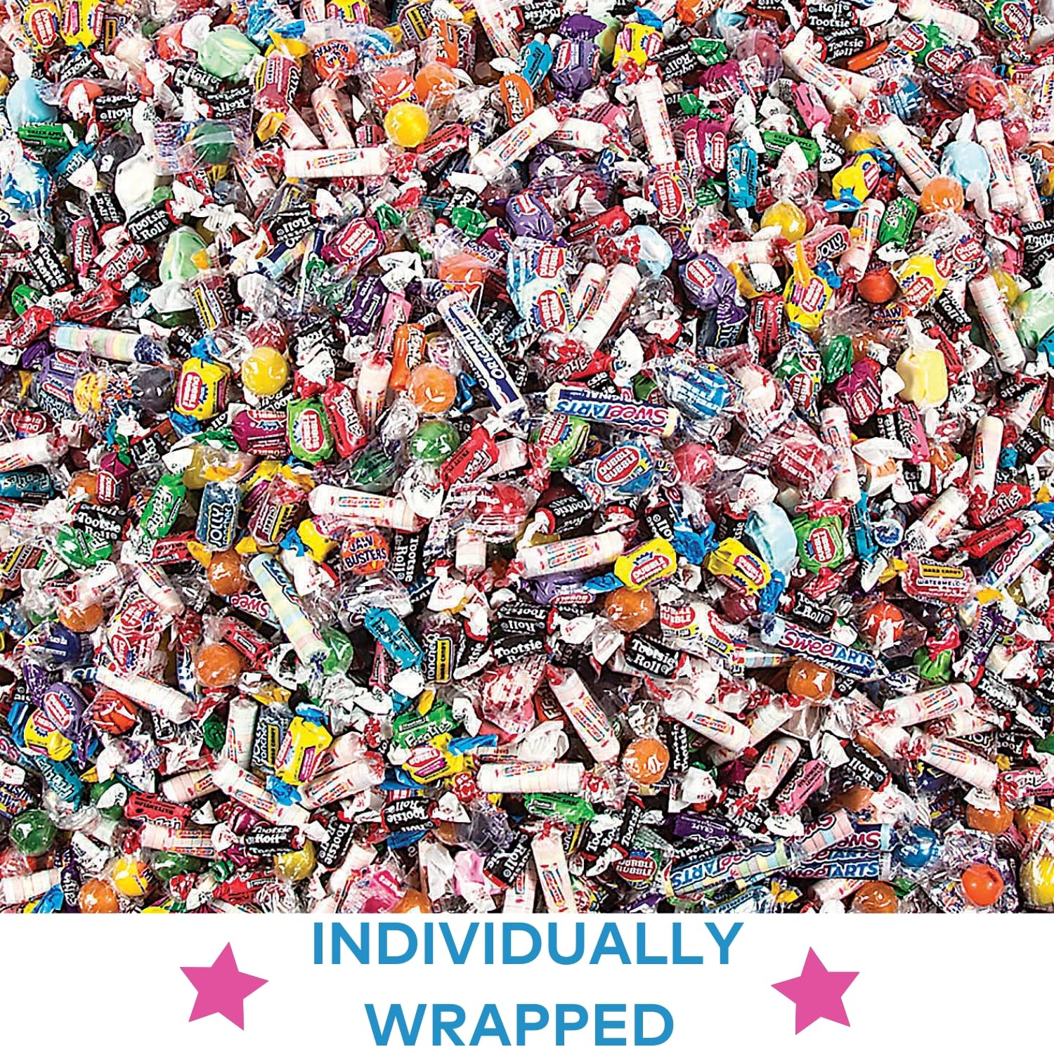 3000 Pieces Bulk Individually Wrapped Candy Variety Pack (30 lbs) - Perfect for Parades, Piñatas, Carnivals, Office Parties, Birthday Favors, Halloween, Easter, 4th of July & Bible Study Events - Great for Goodie Bags, Party Supplies & Holiday Celebrations