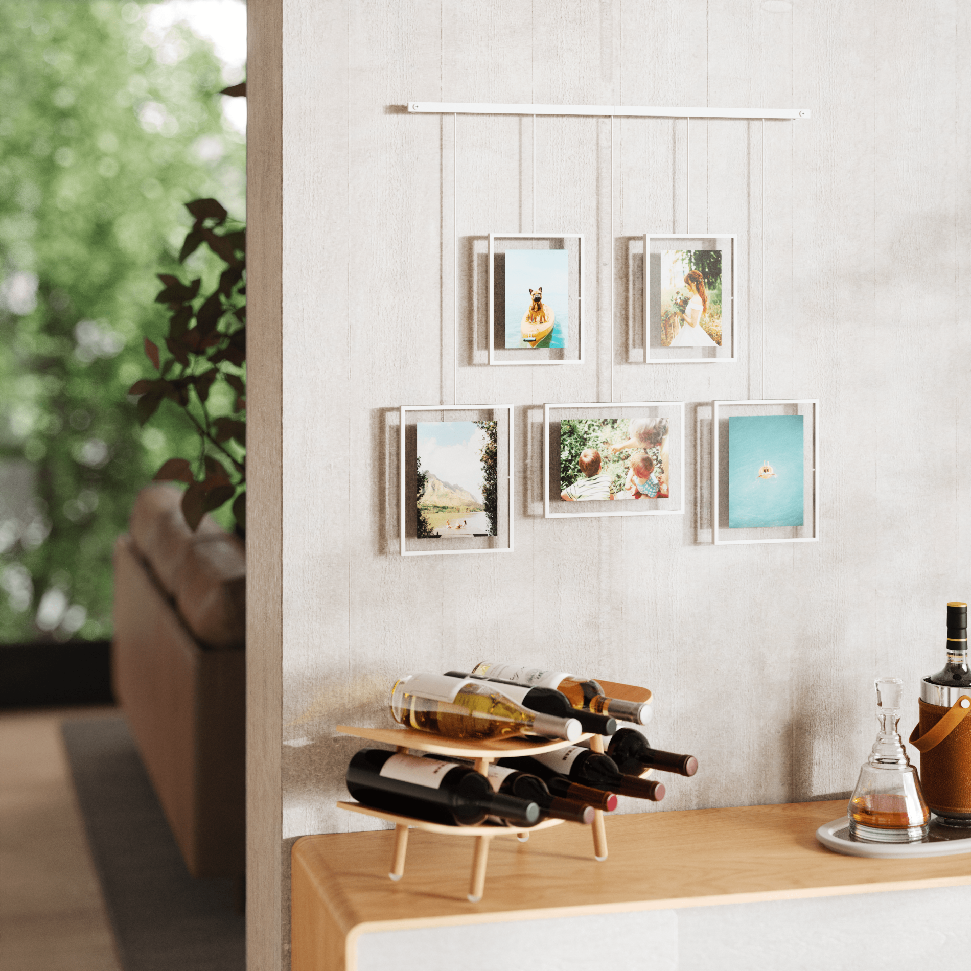 Premium Exhibit Wall Picture Frames Set of 5 - Black Gallery Style Photo Frames for Home Decor, Office Display & Art Exhibition - Perfect for Living Room, Bedroom or Studio Wall Decor