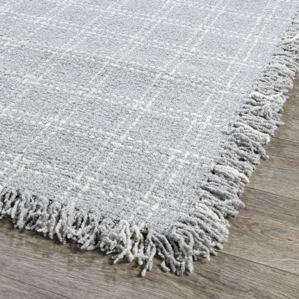 Premium Bradbury Wool 10' x 14' Area Rug in Soft Gray - Perfect for Living Room, Bedroom & Cozy Home Decor