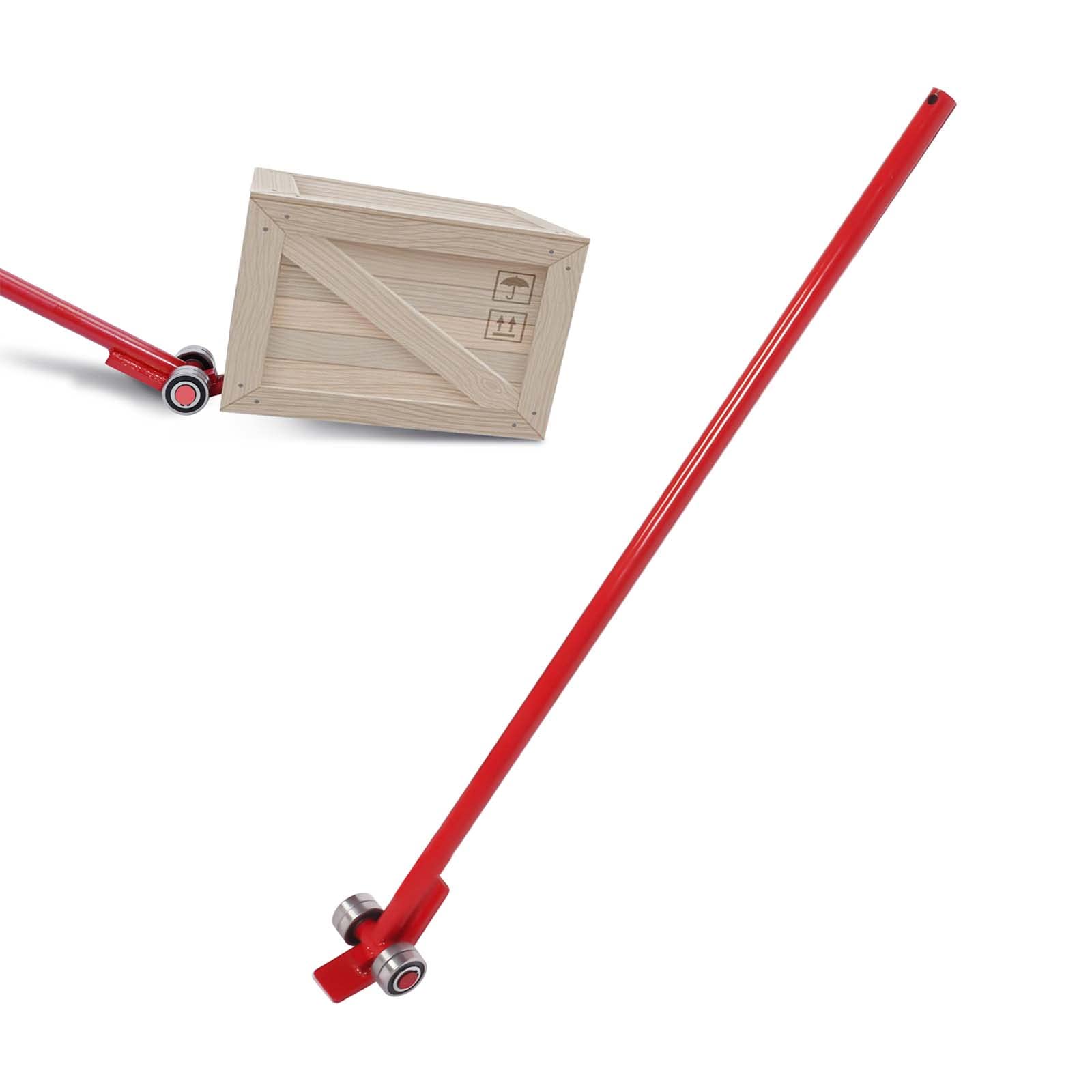 LESOLAR 5T Heavy Duty Pry Bar - 11,000 lbs Capacity, Steel Construction with Wheels & Bearings, 5-Foot Long Handle - Perfect for Construction, Auto Repair, and Heavy Lifting Jobs