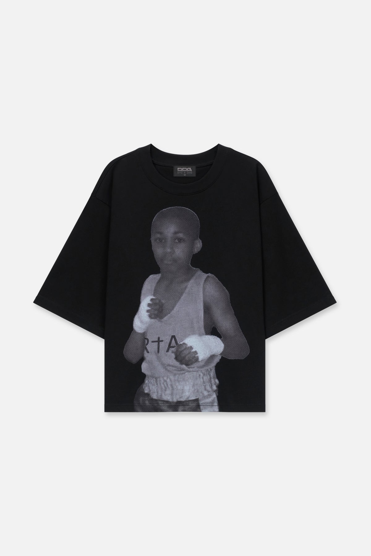 Austin Short Sleeve T-Shirt - Black Portrait Graphic Tee for Men | Casual Everyday Wear & Street Style Outfits