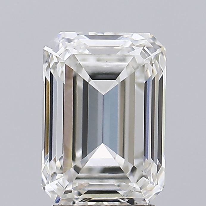 3.21 Carat G VS1 Emerald Lab-Created Diamond - Elegant Engagement Ring & Luxury Jewelry Gift for Women