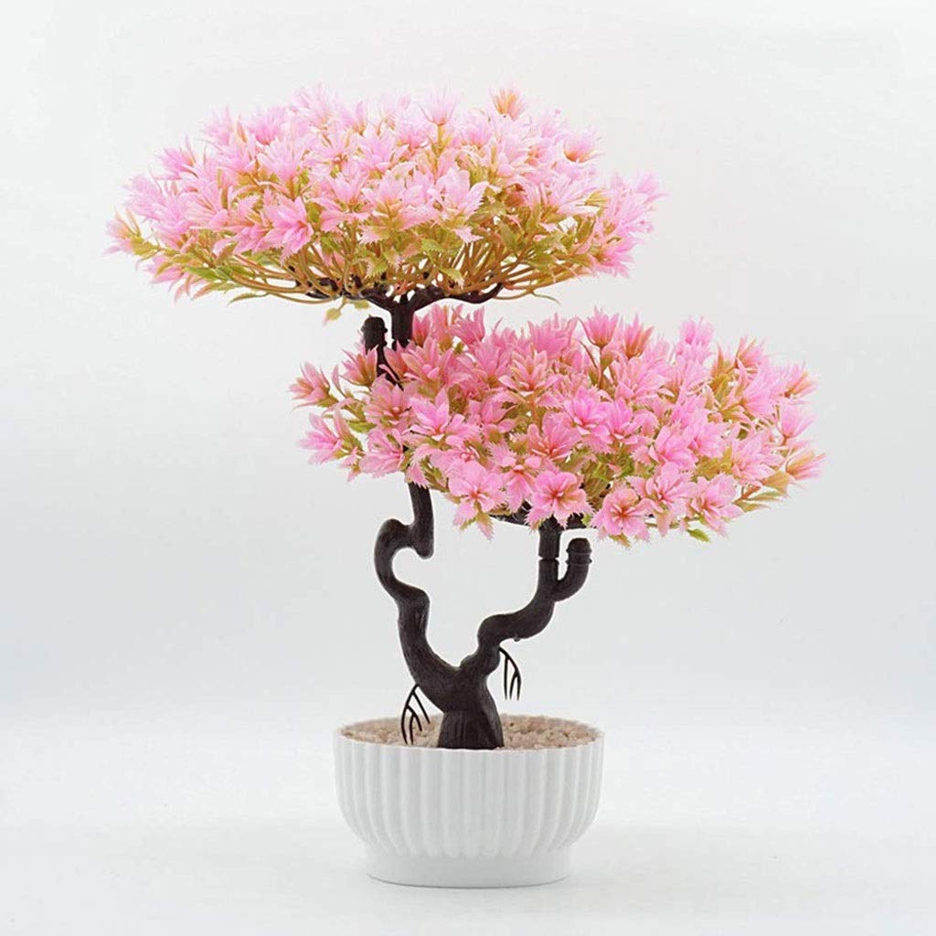 Realistic Artificial Pine Tree - Lifelike Fake Bonsai Plant for Home Decor, Indoor Potted Greenery for Living Room, Office & Window Sill - Perfect for Zen Decor, Housewarming Gifts & Holiday Centerpieces