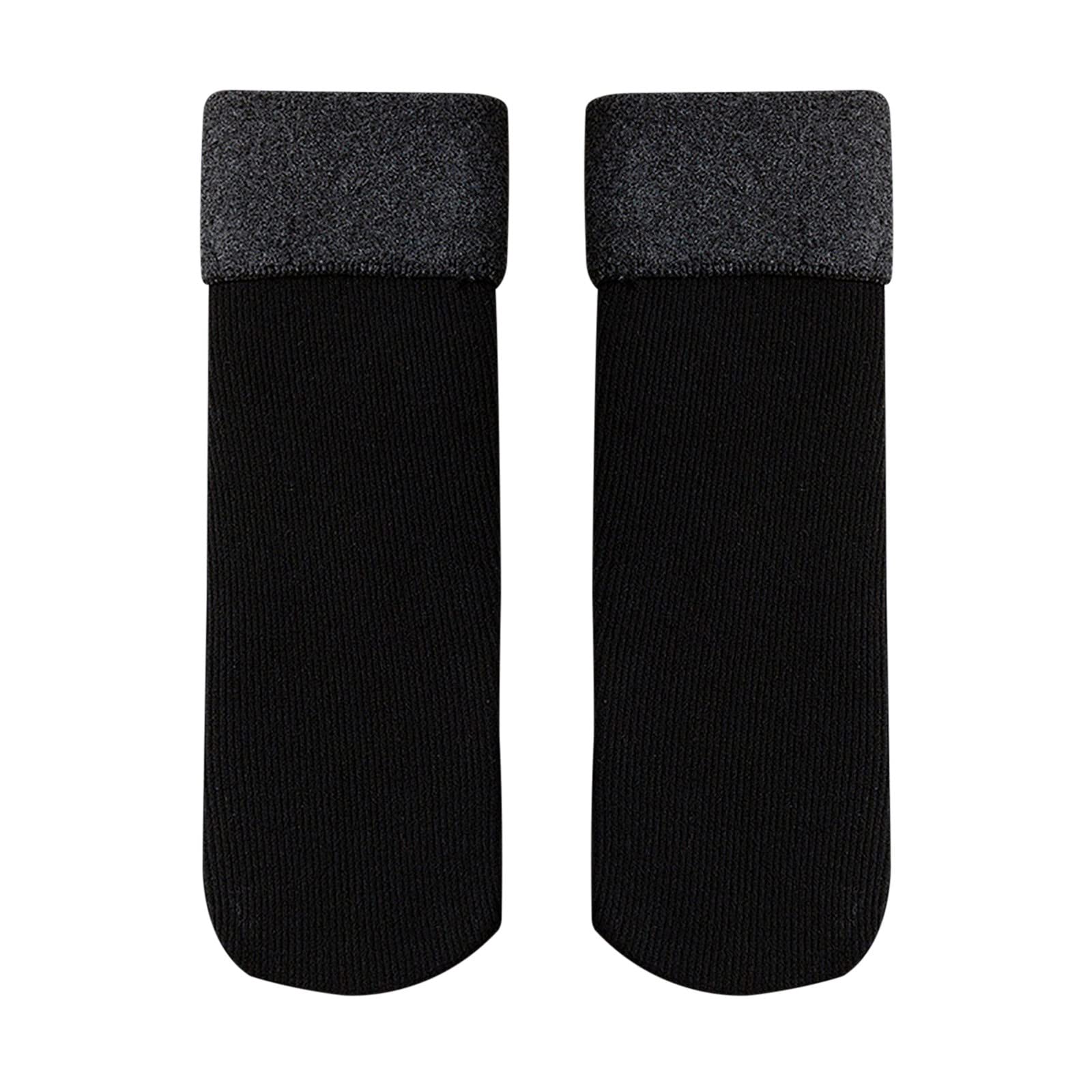 Thermal Socks for Men & Women - Winter Heavy Boot Socks with Thick Sherpa Fleece Lining - Ultra Soft & Warm Cold Weather Socks for Hiking, Snow Boots & Outdoor Activities