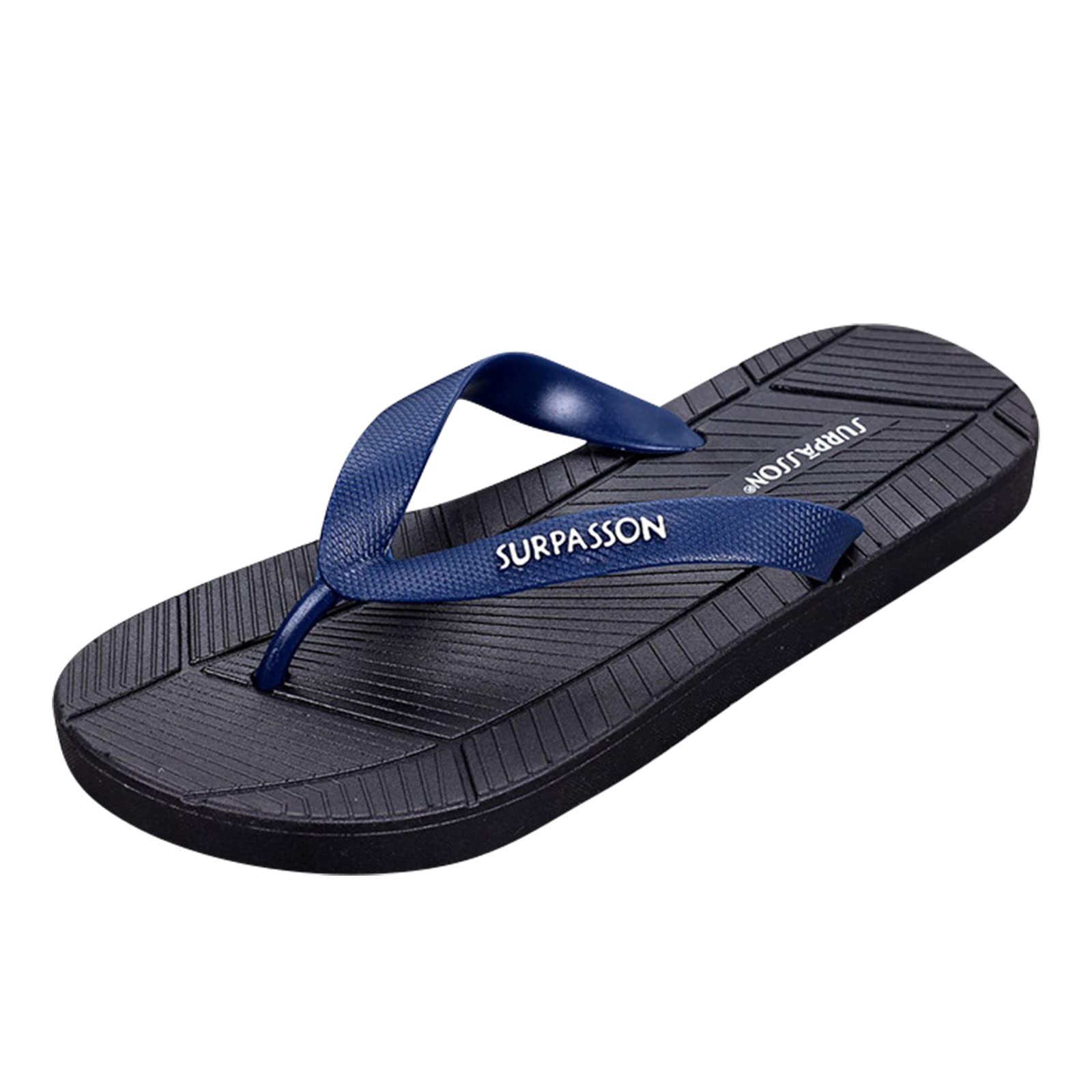 **Men's Dragon Slippers - Summer Fashion Flip Flops with Herringbone Flat Bottom - Comfortable Sandals for Beach, Pool & Casual Wear**