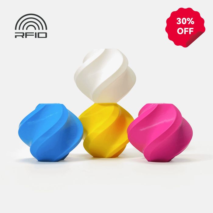 Bambu Lab PLA CMYK 3D Printer Filament Bundle - High-Quality Lithophane Printing for Personalized Gifts, Home Decor & Photo Displays