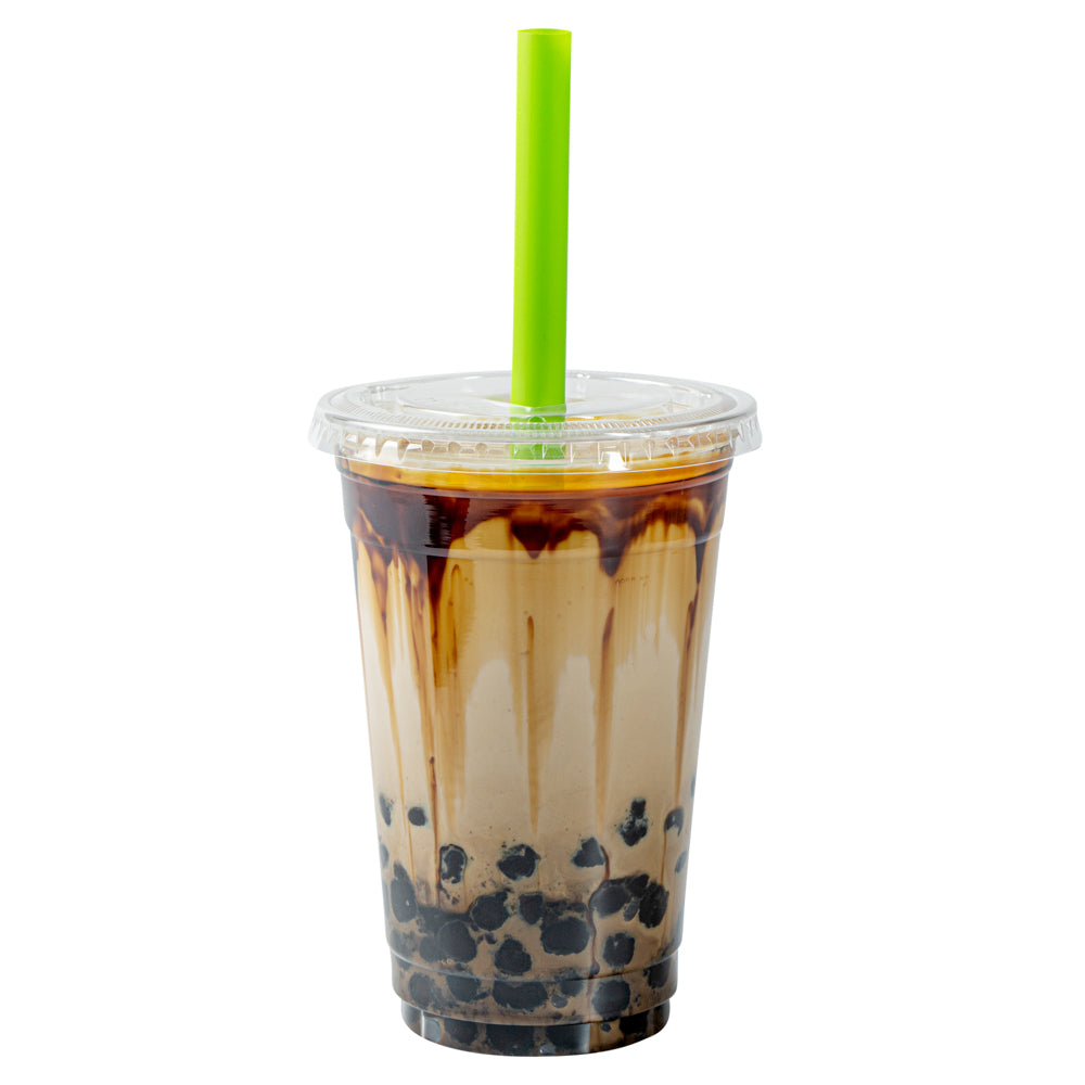 Eco-Friendly Compostable PLA/PBAT Plastic Boba Straws - 2000 Count Box | Biodegradable Drinking Straws for Bubble Tea, Smoothies, and Cold Beverages | Sustainable Alternative to Plastic Straws