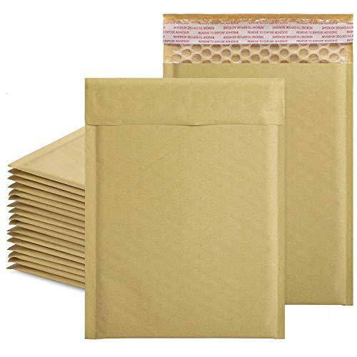 6x10 Kraft Bubble Mailer Padded Envelopes - Eco-Friendly Shipping Envelopes for Ecommerce, Small Packages & Mailing | Perfect for Jewelry, Books, Documents & Online Store Shipments