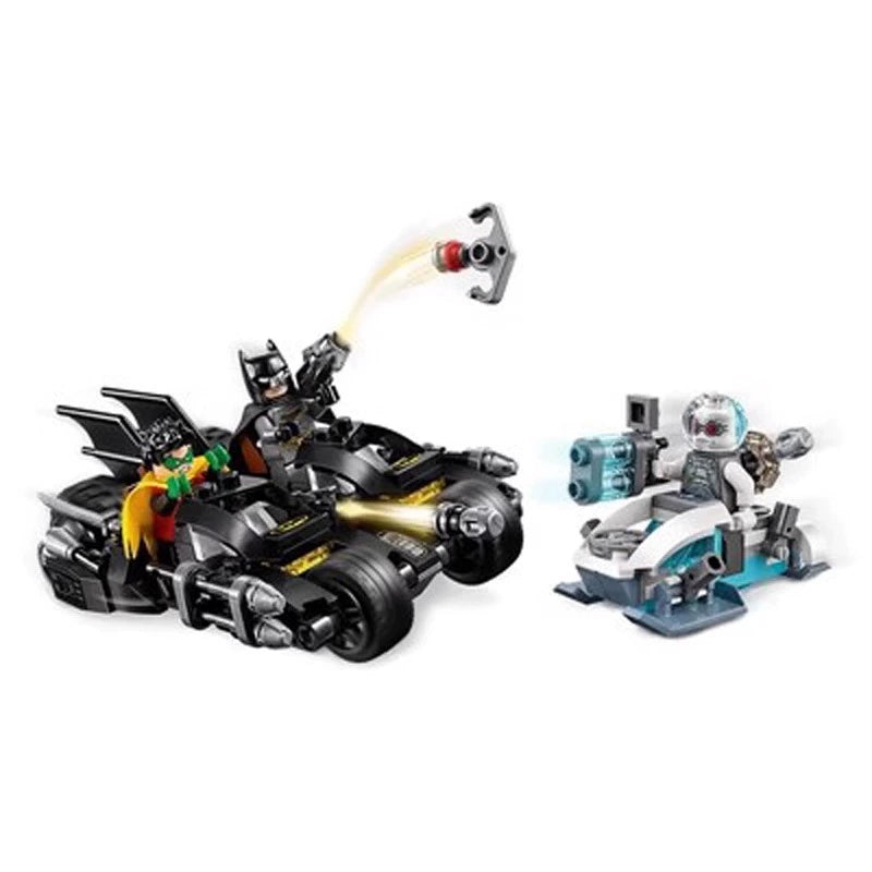200 Pcs Mr. Freeze Batcycle Battle Action Figures - DC Comics Collectible Toy Set for Kids & Adults - Perfect for Playtime, Display & Gifting