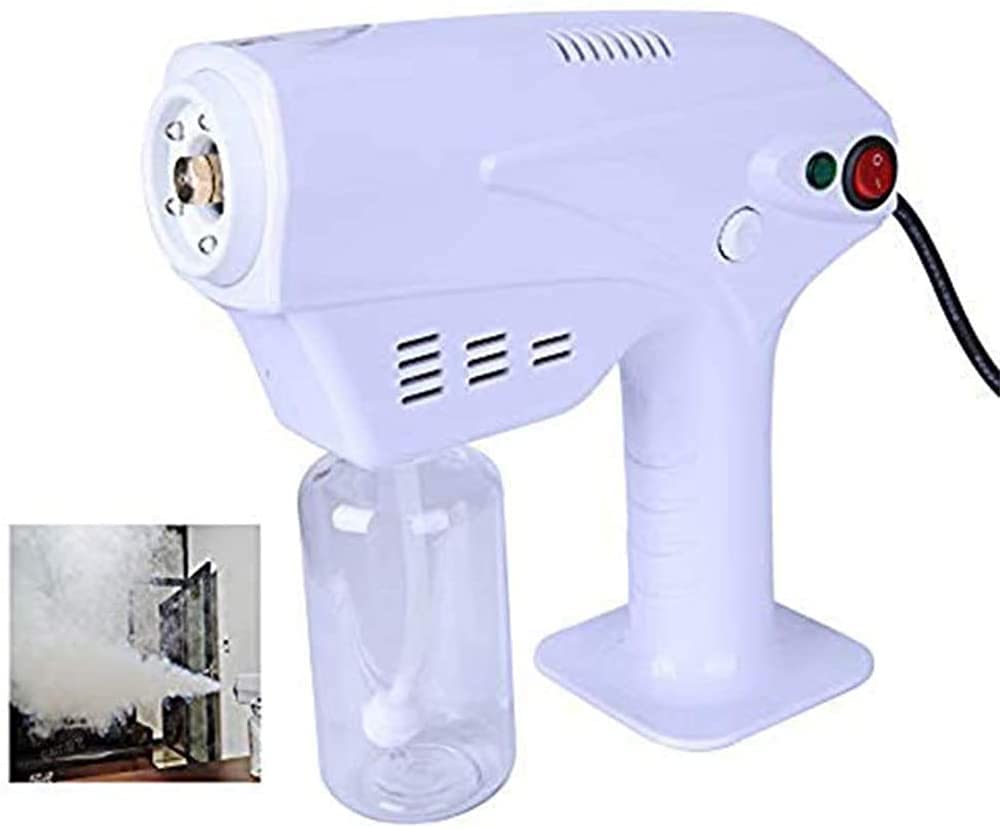DIEFMJ Blue Light Nano Steam Spray Gun - 260ML Multifunctional Disinfection & Skin Care Fogger Machine for Face, Spa, and Home Sanitizing | Perfect for Beauty Salons, Home Use, and Professional Disinfection