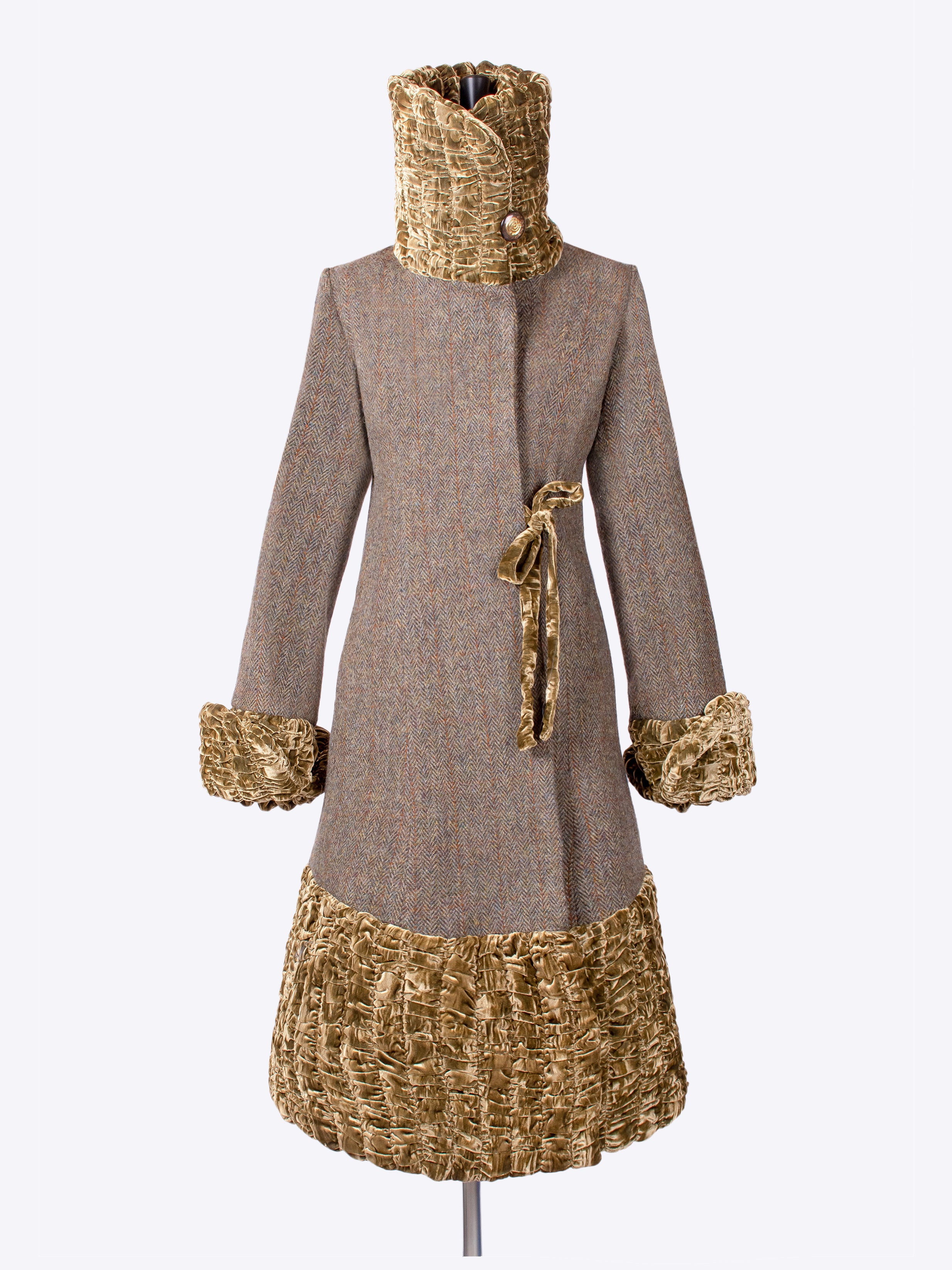 Stylish 20s Coat in Moss Green - Vintage-Inspired Outerwear for Women | Perfect for Fall, Winter & Special Occasions