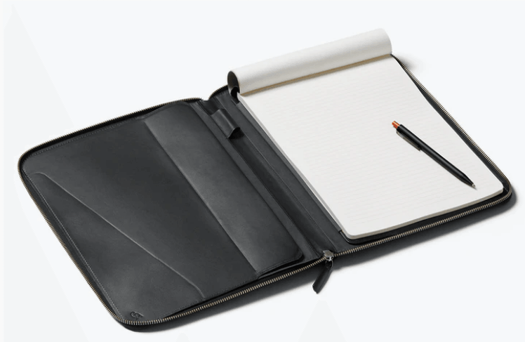 Bellroy A4 Work Folio - Premium Leather Organizer for Documents, Notebook & Accessories | Perfect for Office, Business Meetings & Professional Travel