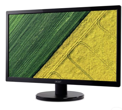 EH200Q 19.5 Inch TN Panel HD 1366x768 LCD Monitor with VGA & HDMI Ports, VESA Wall Mount Support - Ideal for Office Work, Home Computing, and Digital Signage