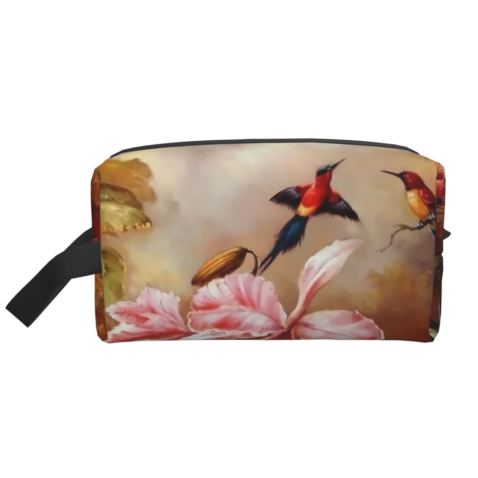 Waterproof Large Capacity Makeup Bag for Women - Portable Zippered Cosmetic Pouch with Multiple Compartments | Perfect for Travel, Gym, Daily Organizer & Toiletries Storage