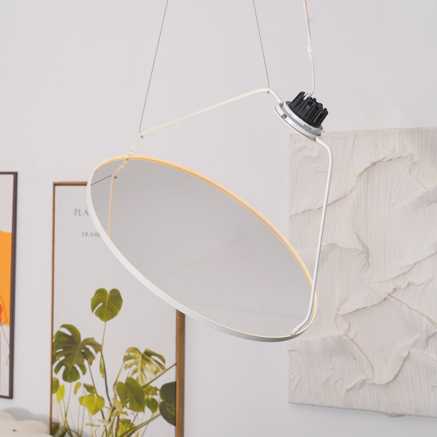 Amisol Modern Pendant Lamp - Stylish Hanging Light Fixture for Kitchen Island, Dining Room, Living Room & Bedroom Decor