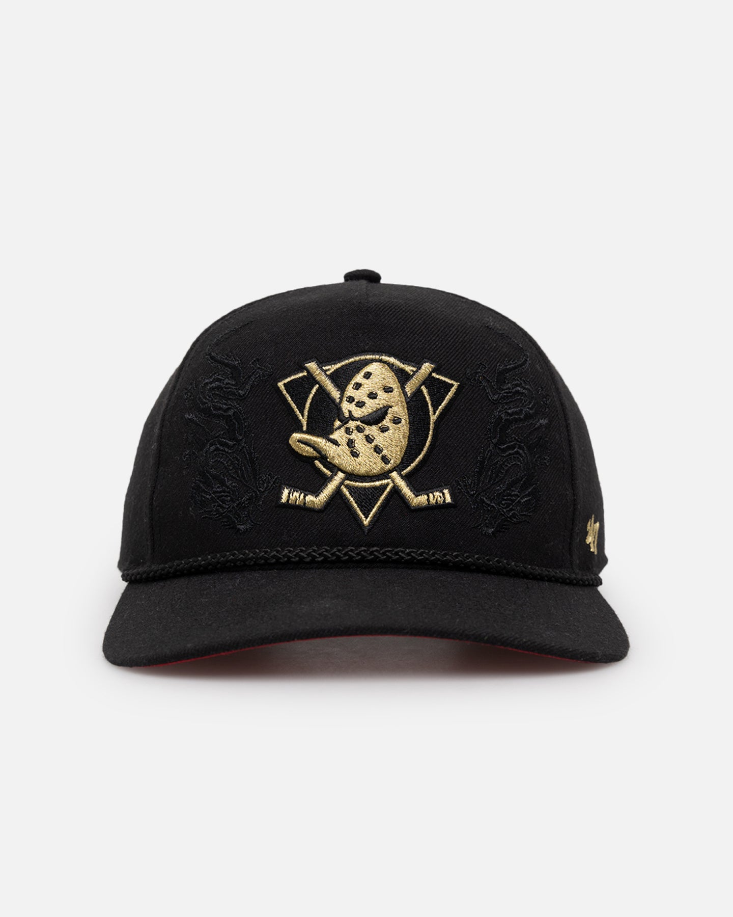 47 Brand Anaheim Ducks 'Year Of The Dragon' Black Snapback Hat - Official NHL Hockey Cap for Men & Women - Perfect for Game Day, Fan Events and Streetwear Fashion