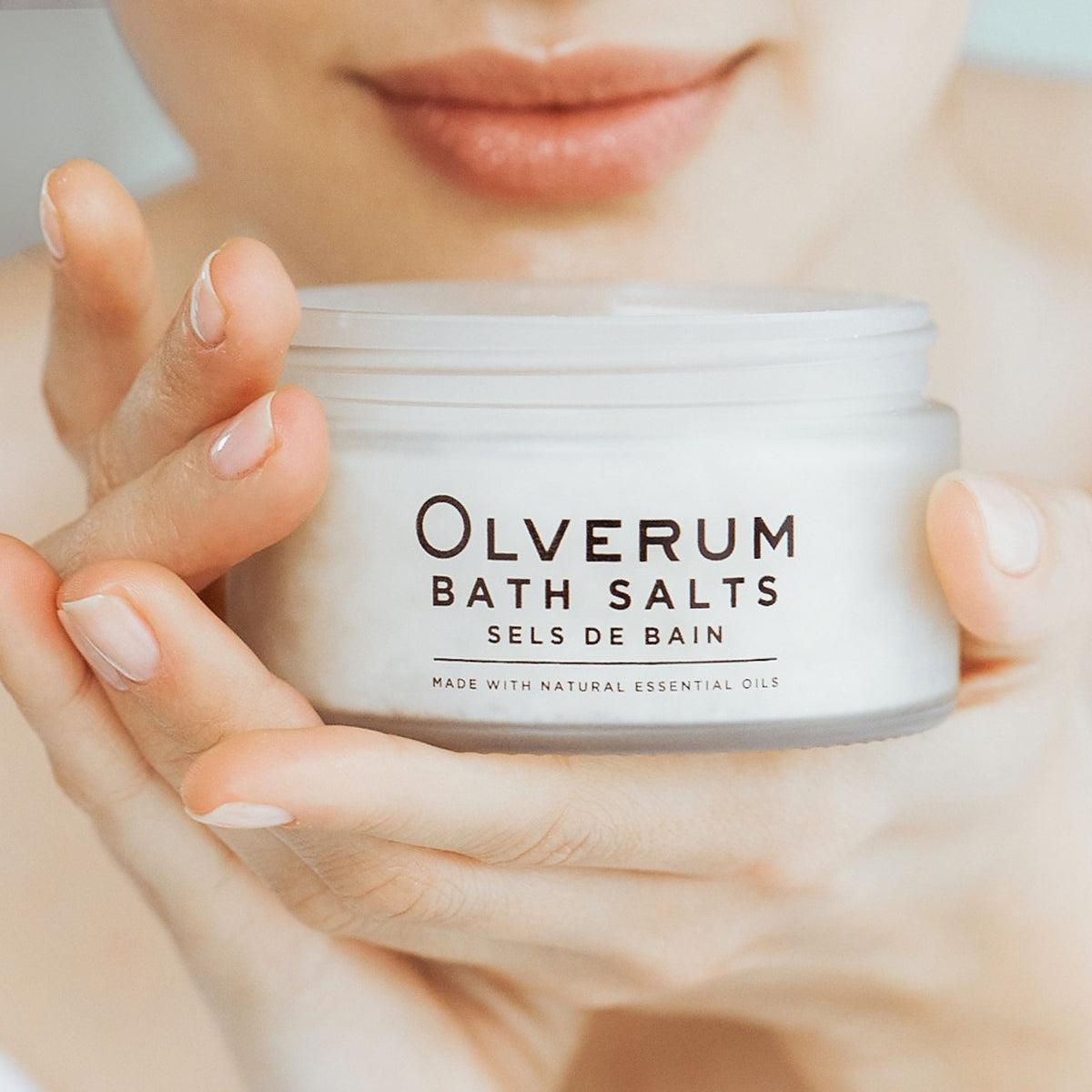Olverum Bath Salts - Natural Relaxing & Detoxifying Mineral Soak for Stress Relief & Muscle Recovery | Perfect for Spa Nights, Self-Care & Gift Giving